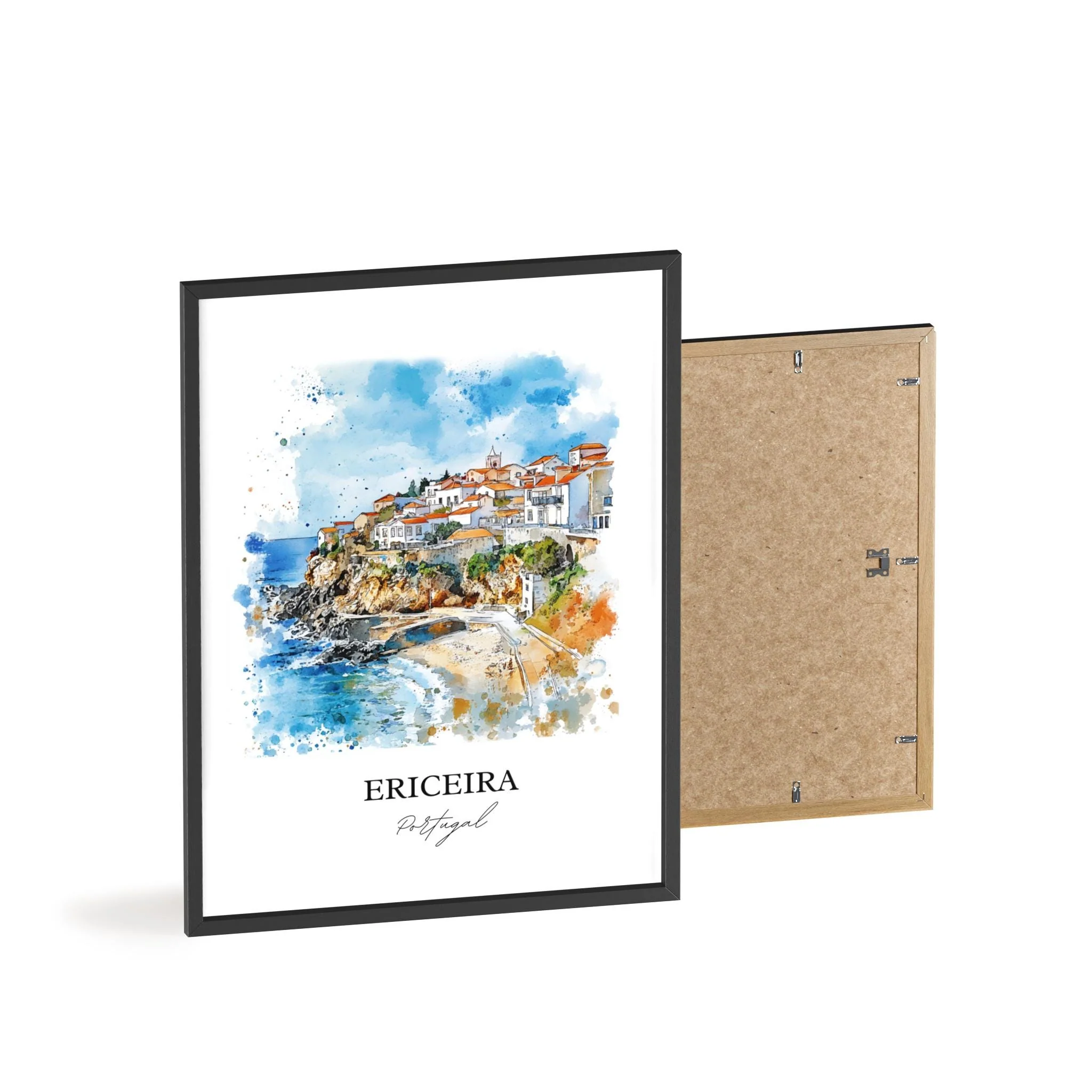 Ericeira, Portugal – Watercolor Art Print - Image 8
