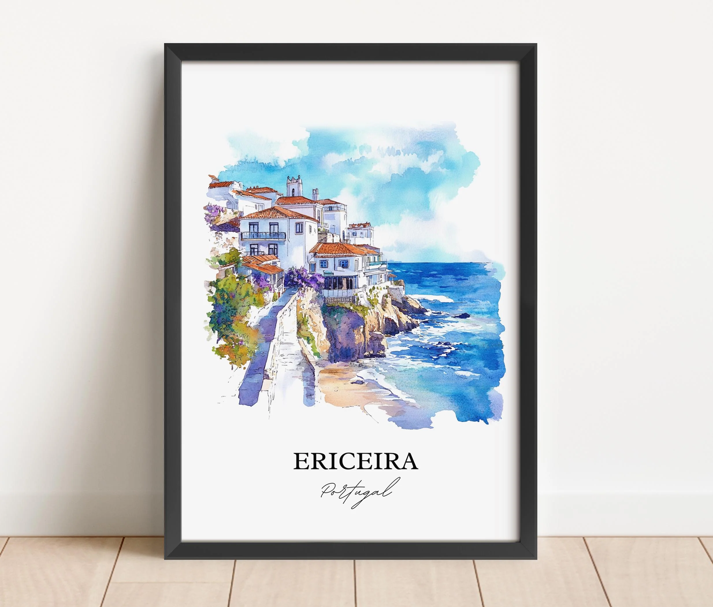 Ericeira, Portugal – Watercolor Art Print - Image 5