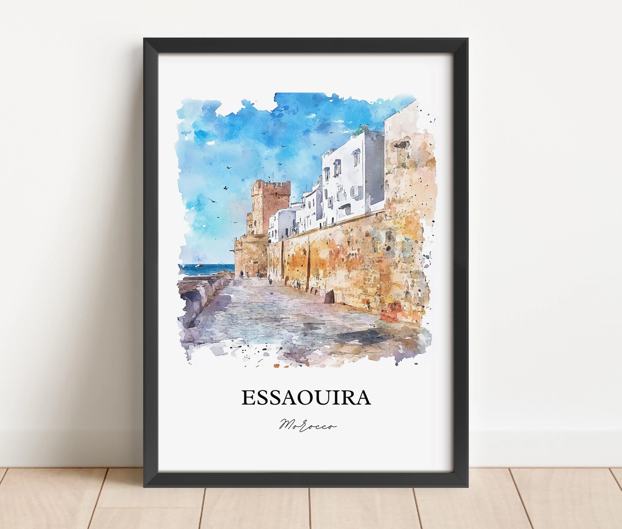 Essaouira, Morocco – Watercolor Art Print - Image 5
