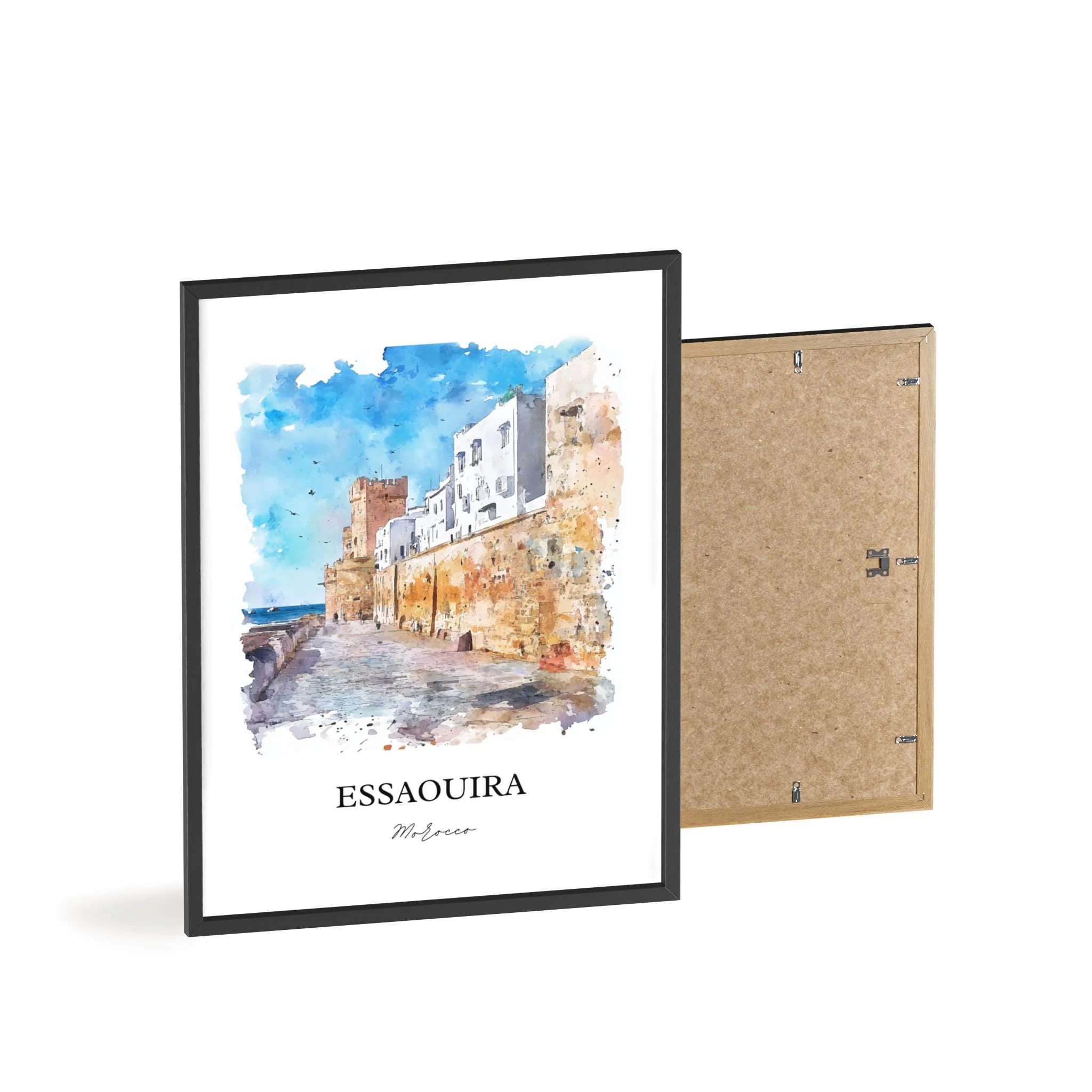 Essaouira, Morocco – Watercolor Art Print - Image 8