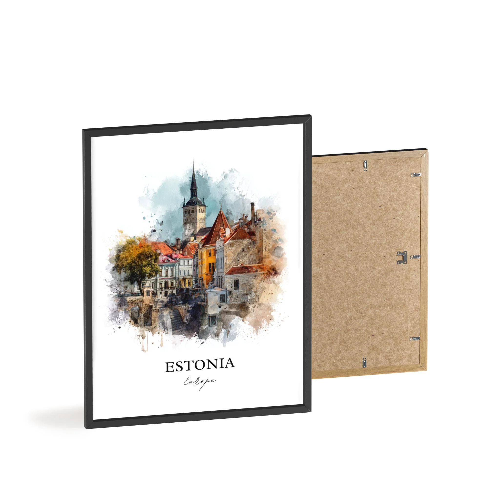 Estonia, Estonia – Watercolor Art Print - Image 8