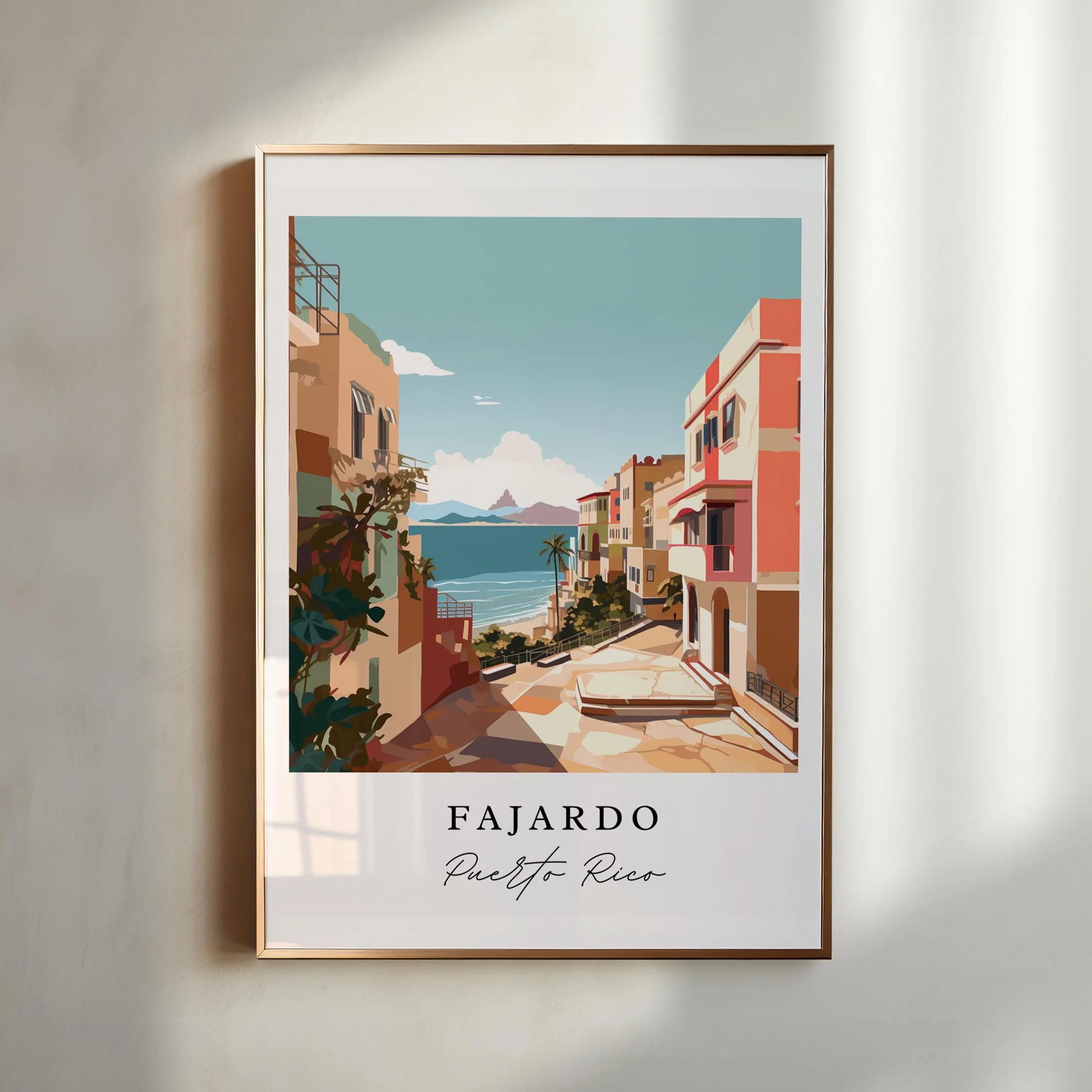 Fajardo, Puerto Rico – Watercolor Art Print