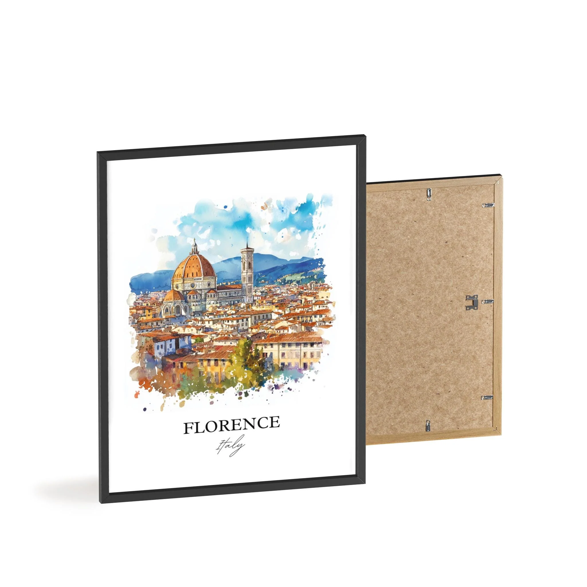 Florence, Italy – Watercolor Art Print - Image 8