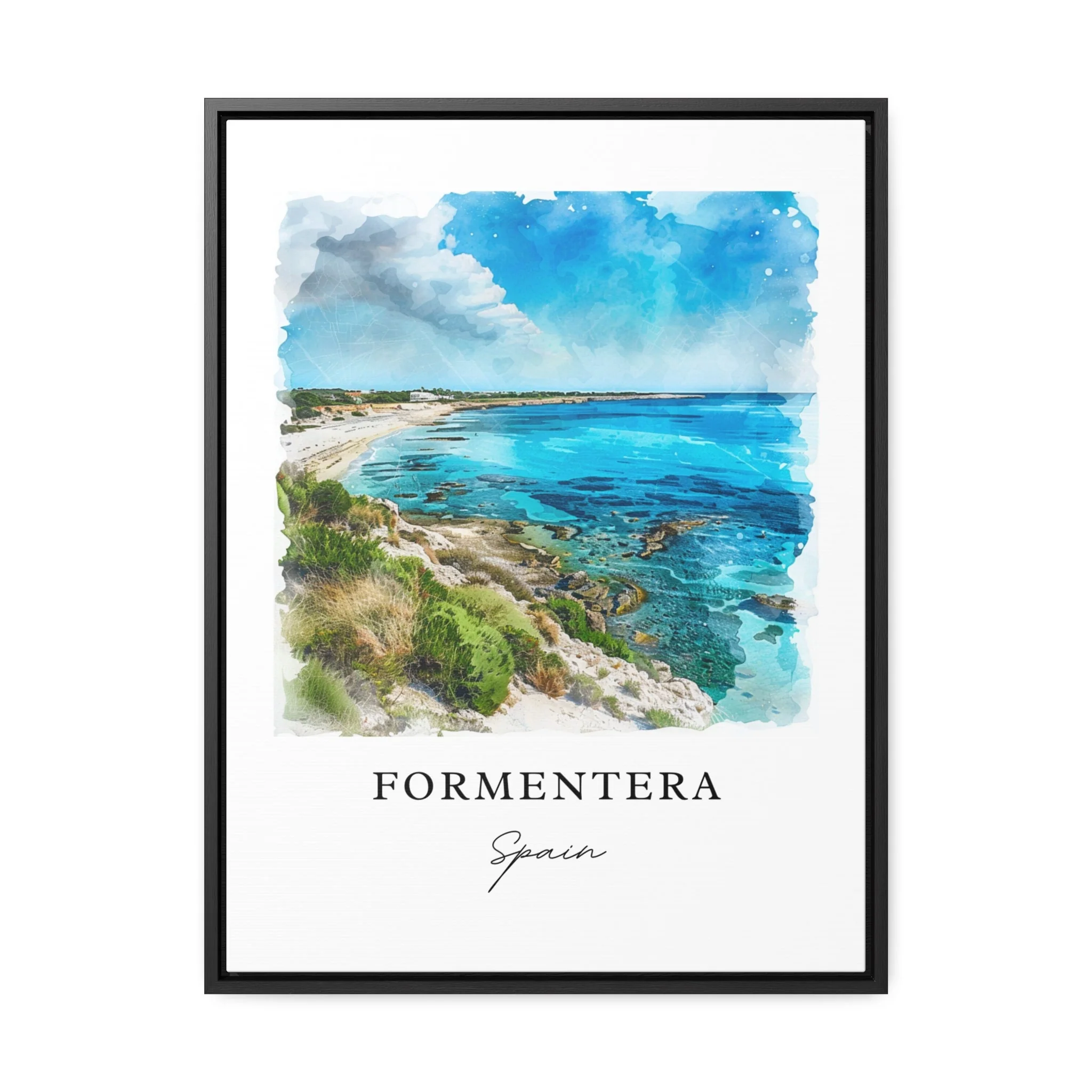 Formentera, Spain – Watercolor Art Print - Image 5
