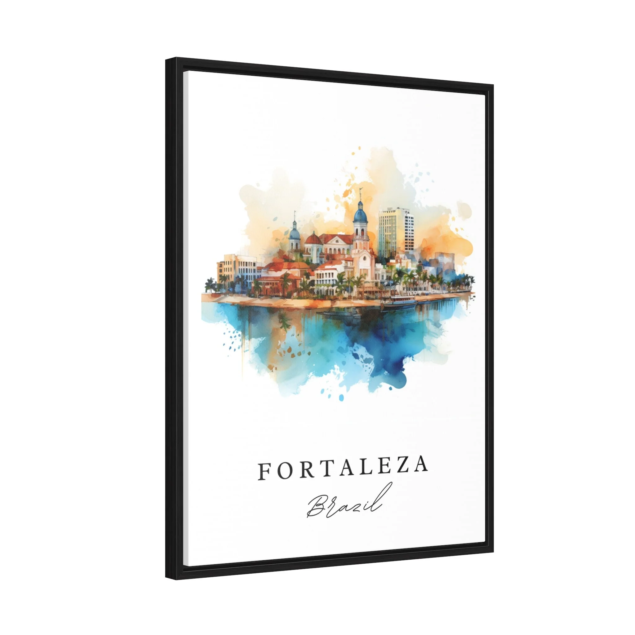 Fortaleza, Brazil – Watercolor Art Print - Image 6