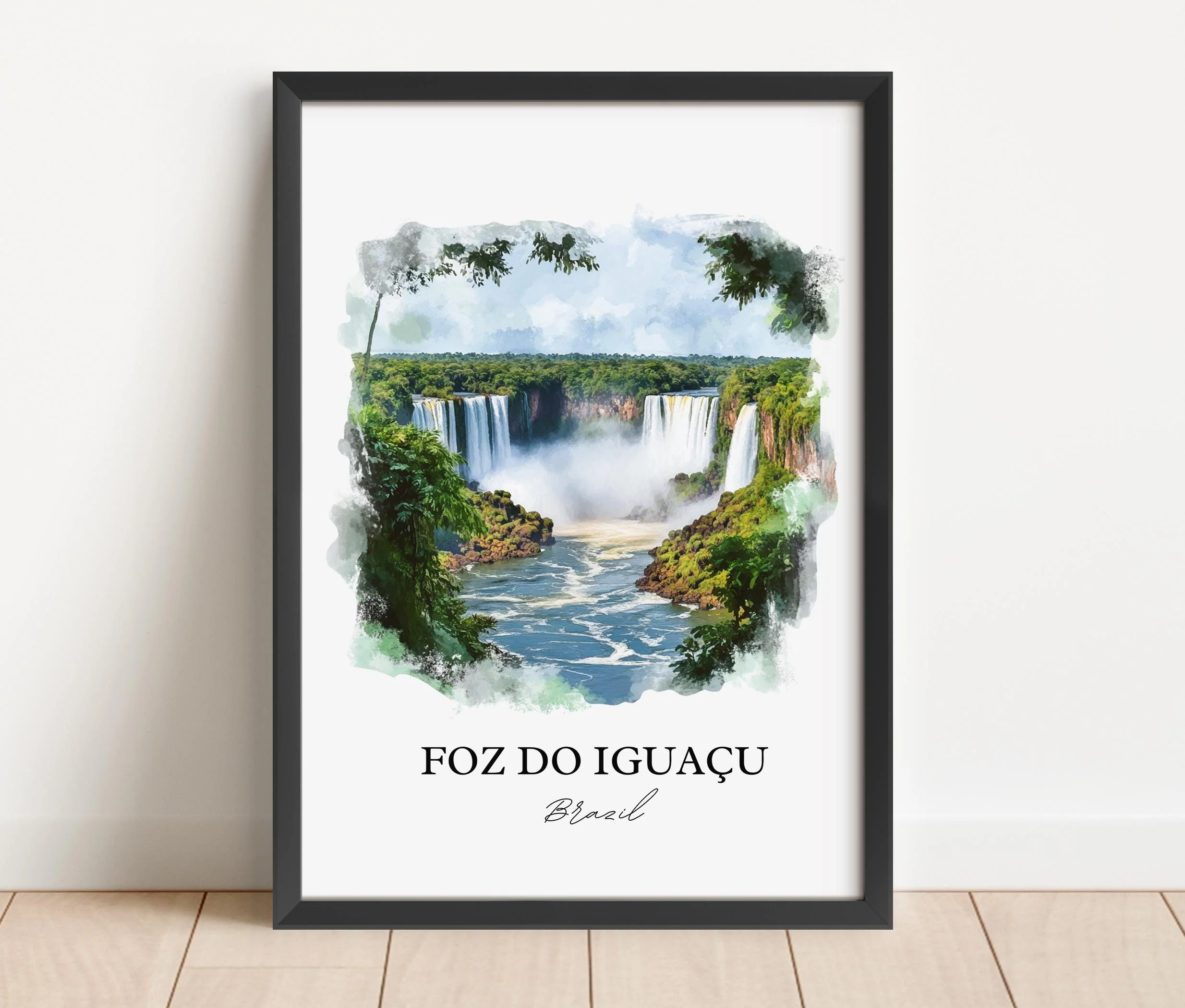 Foz do Iguaçu, Brazil – Watercolor Art Print - Image 5