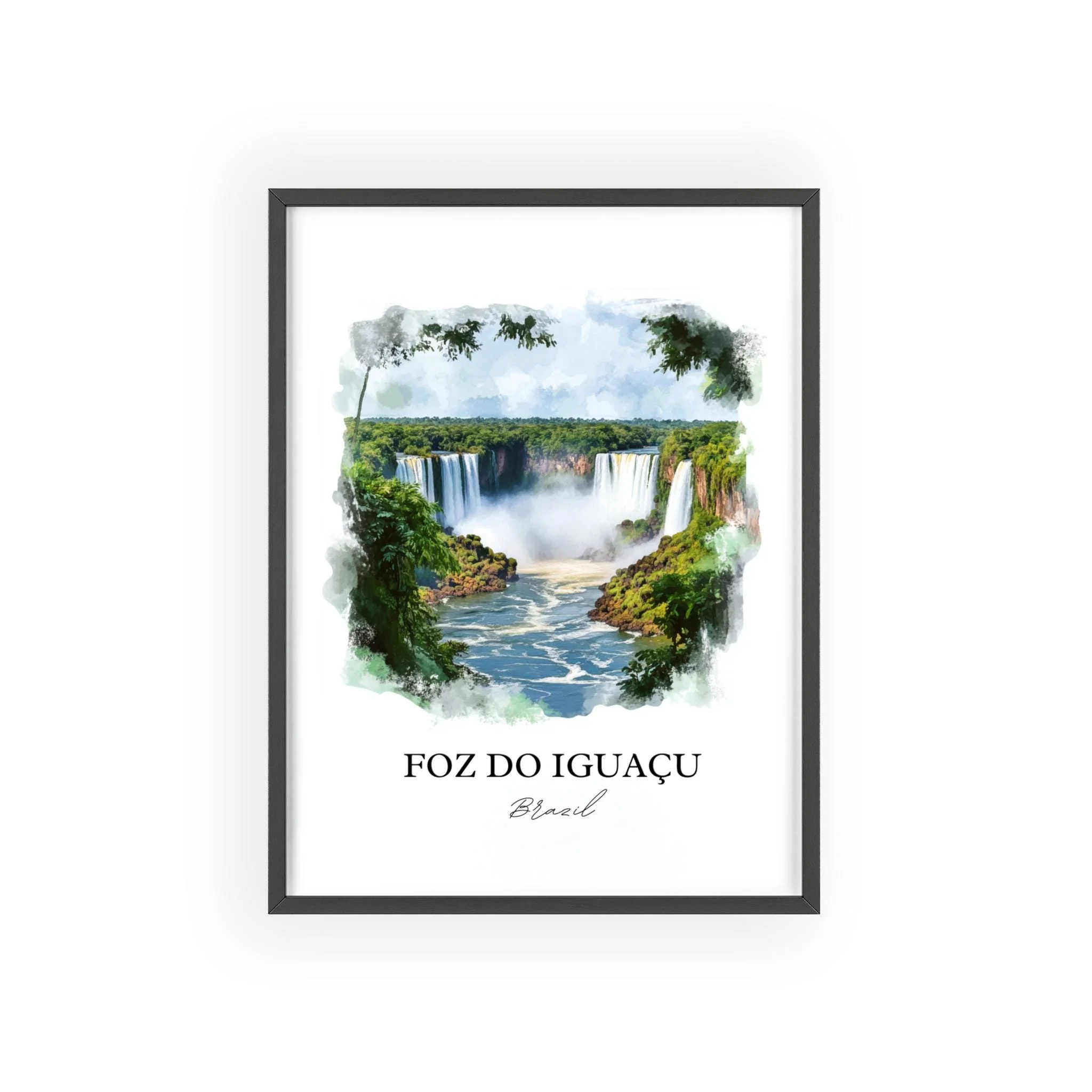 Foz do Iguaçu, Brazil – Watercolor Art Print - Image 7