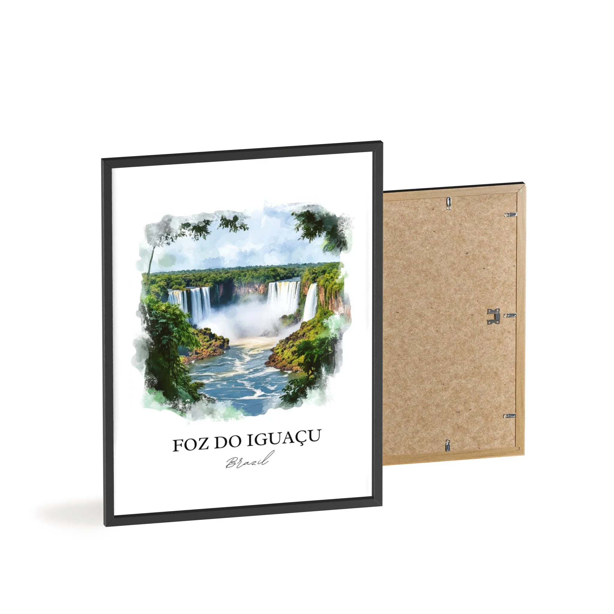 Foz do Iguaçu, Brazil – Watercolor Art Print - Image 8