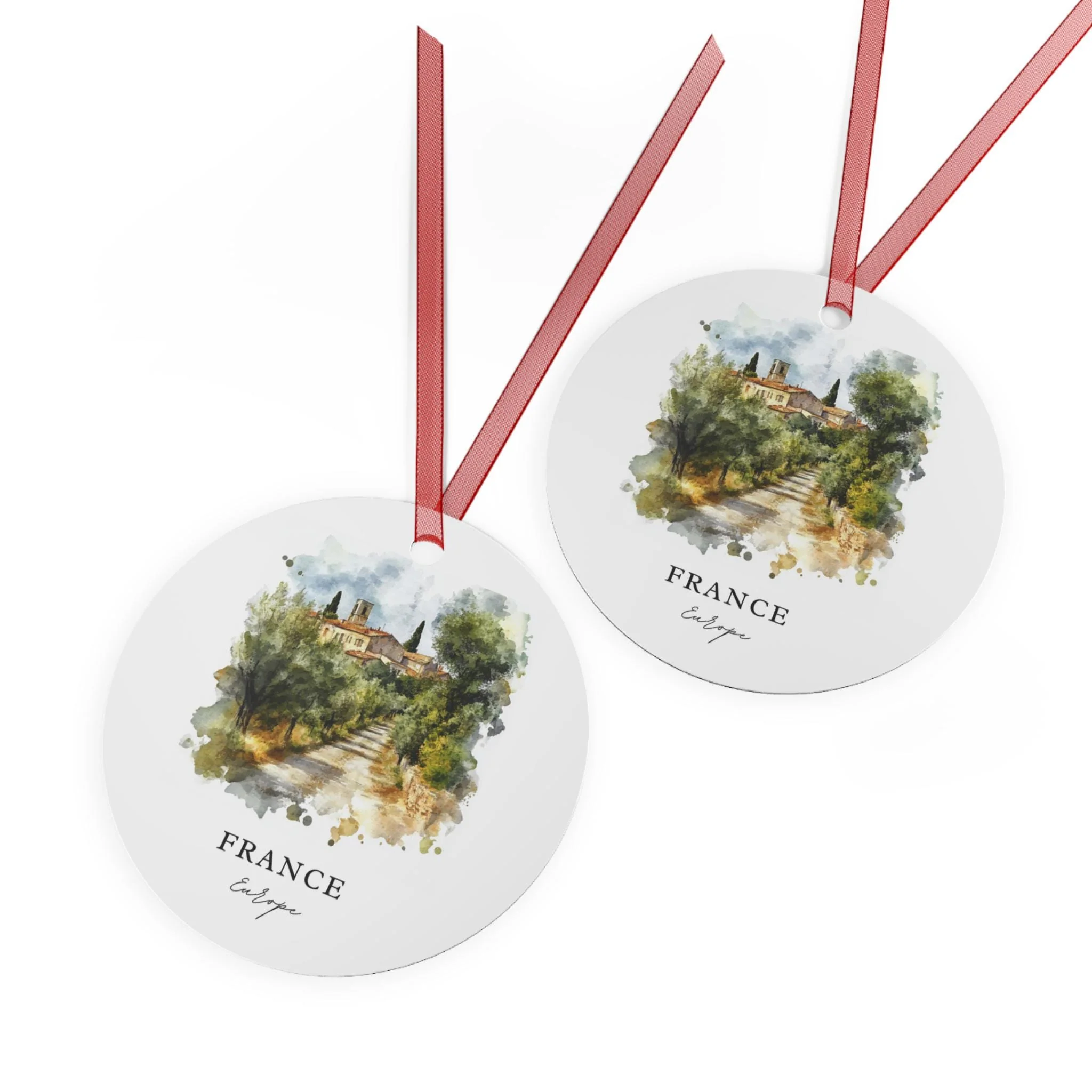 France Country Ornament: Unique France Souvenir, France Xmas Decor, and Authentic France Travel Gift (1pc, 3pcs, 5pcs, 10pcs) - Image 2
