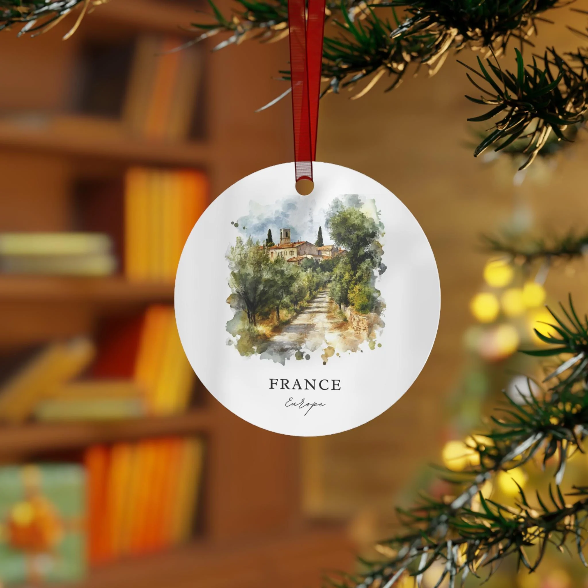 France Country Ornament: Unique France Souvenir, France Xmas Decor, and Authentic France Travel Gift (1pc, 3pcs, 5pcs, 10pcs) - Image 3