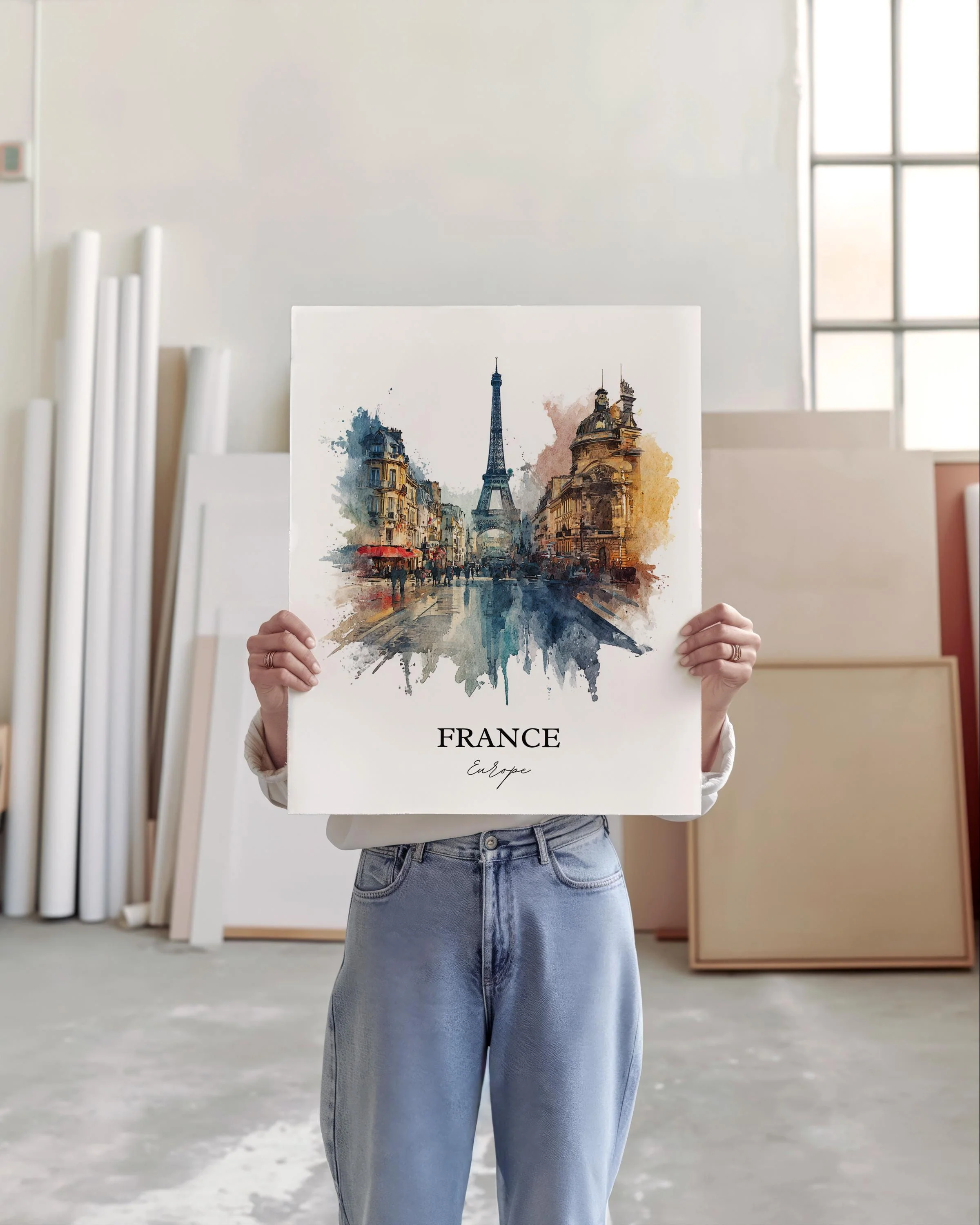 France, France – Watercolor Art Print - Image 5