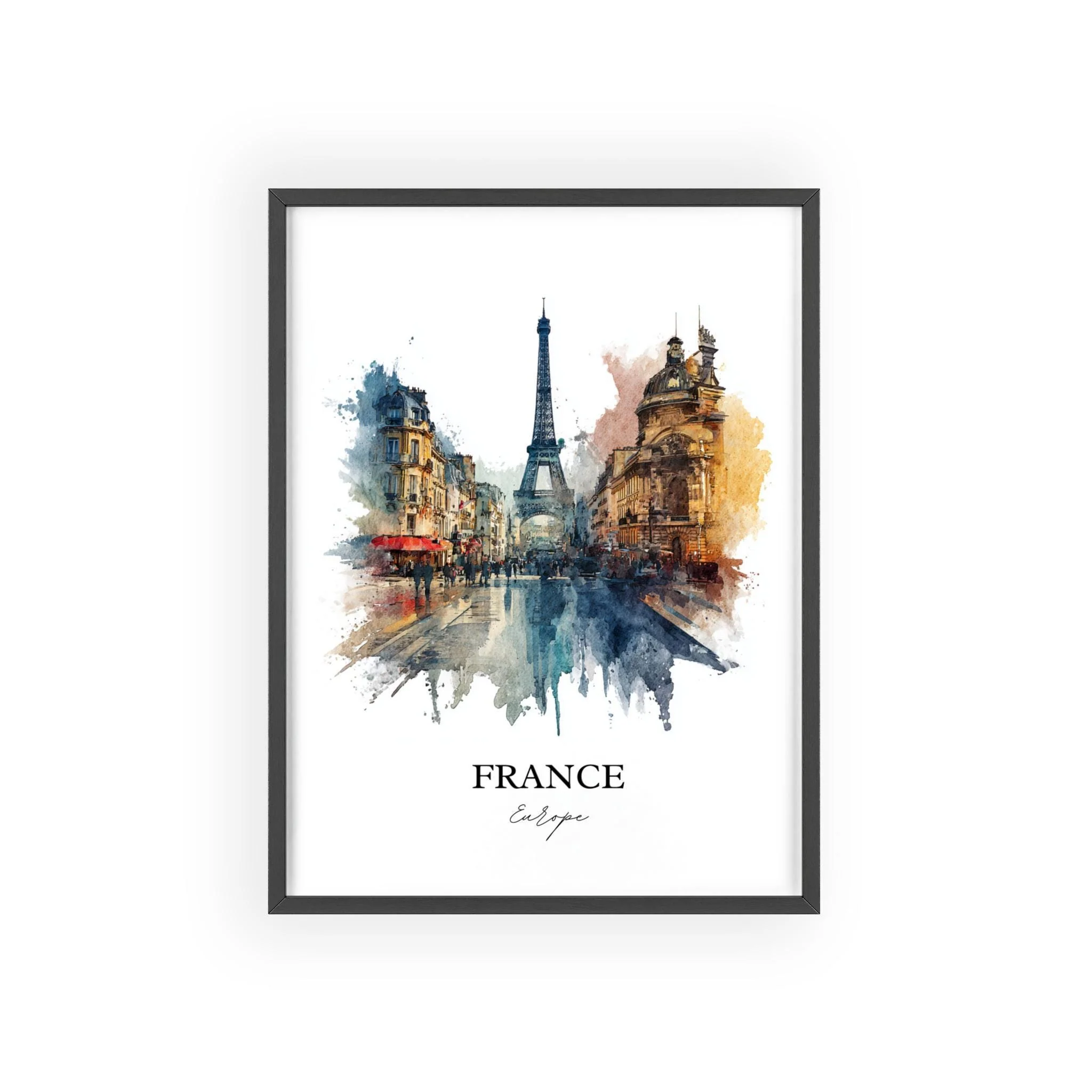 France, France – Watercolor Art Print - Image 7