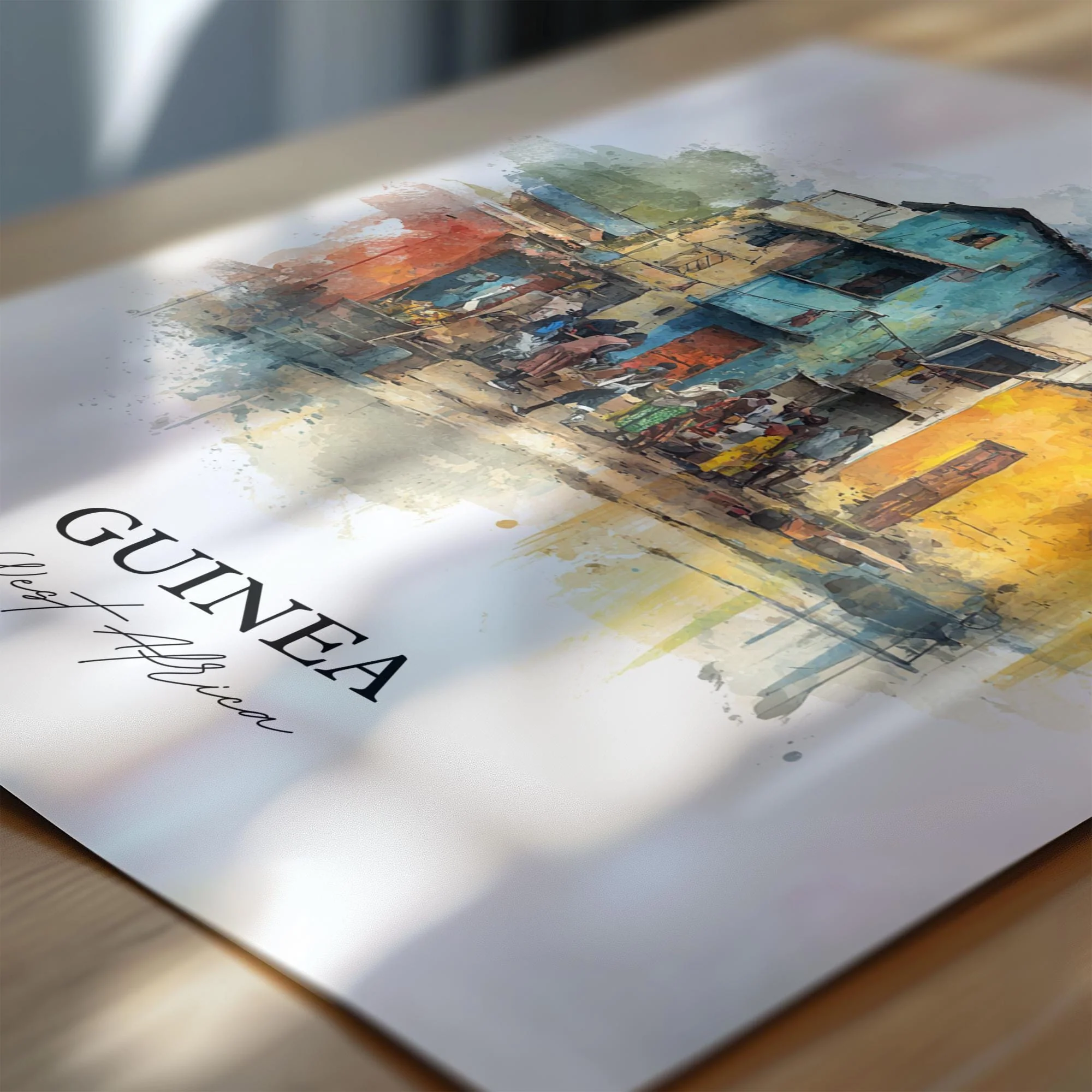French Guiana, South America – Watercolor Art Print - Image 2