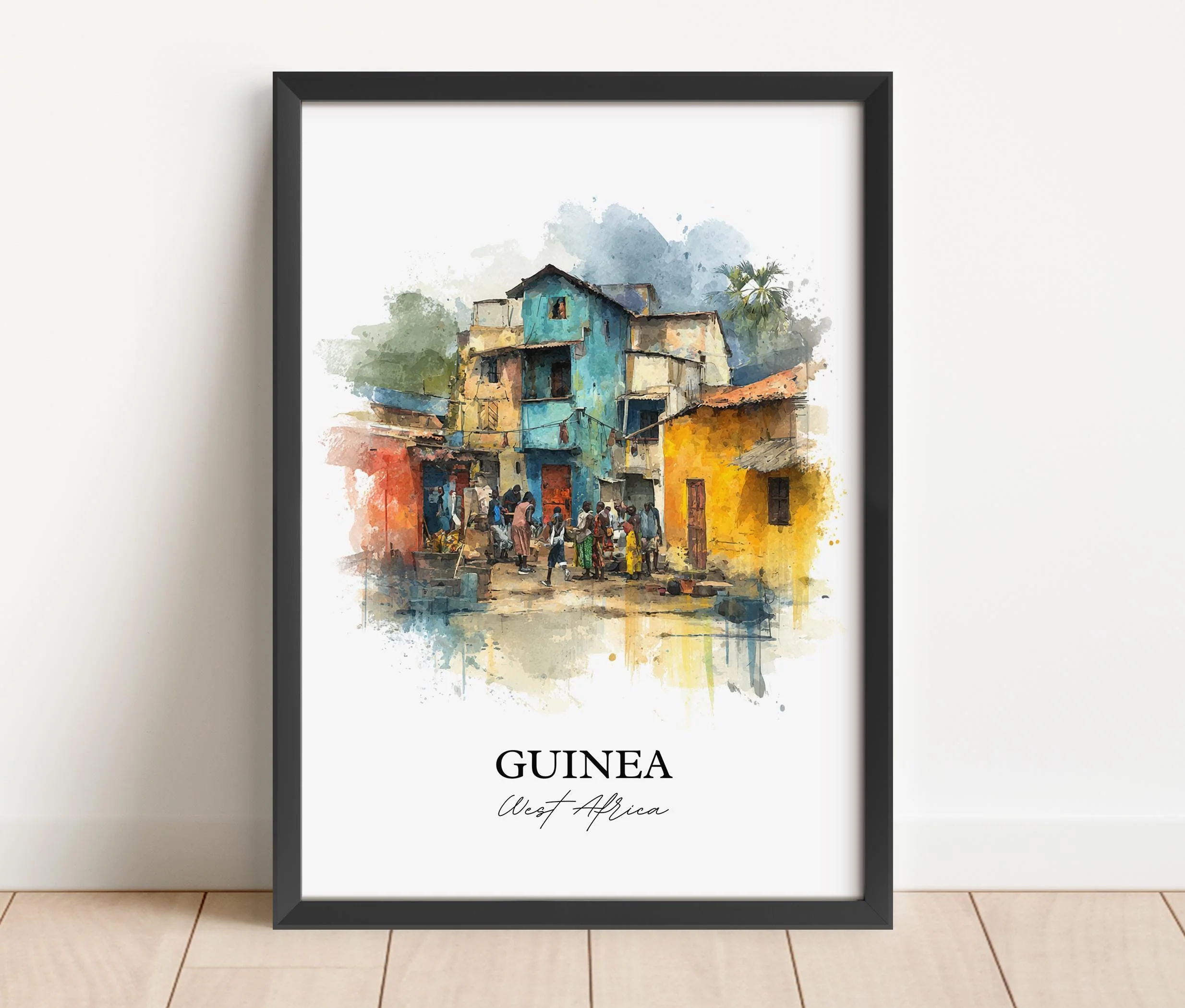 French Guiana, South America – Watercolor Art Print - Image 6
