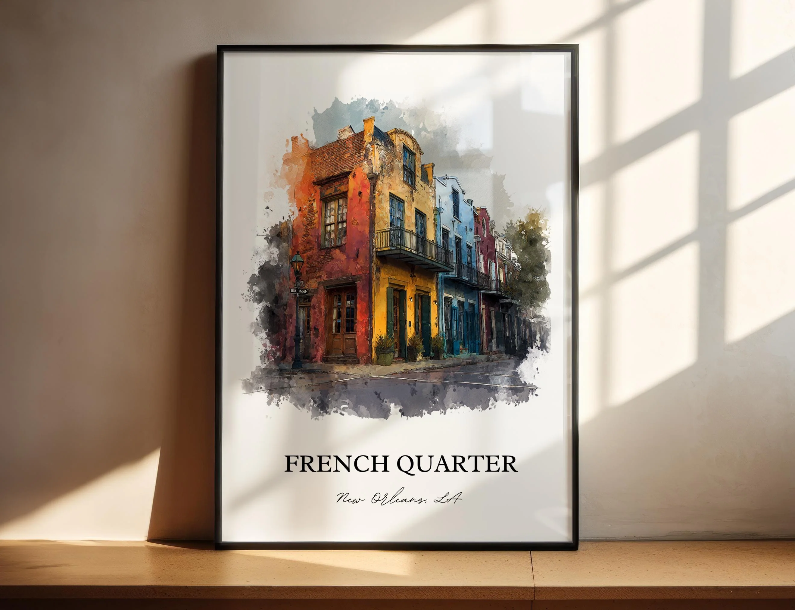 New Orleans, USA – Watercolor Art Print