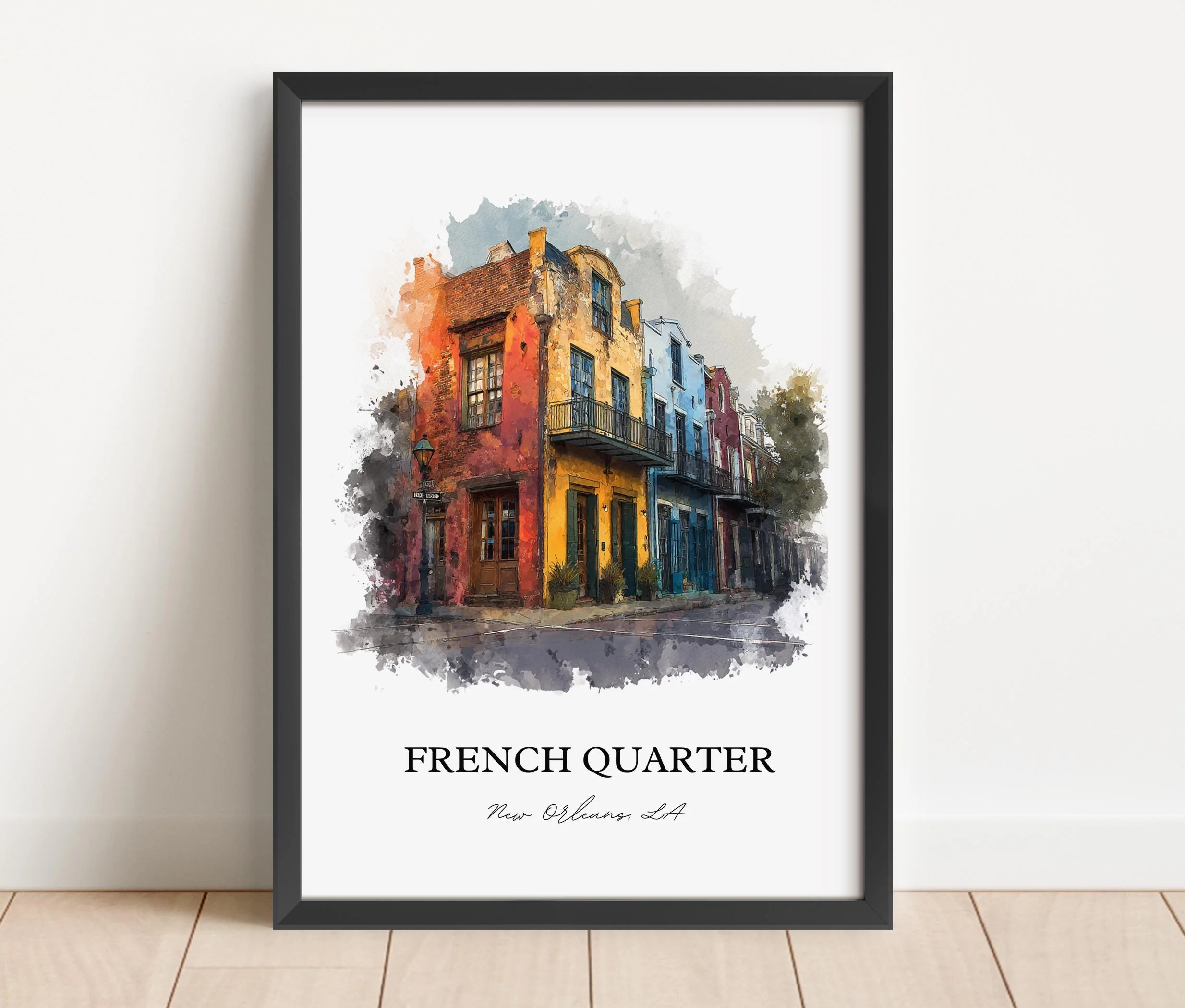 New Orleans, USA – Watercolor Art Print - Image 5