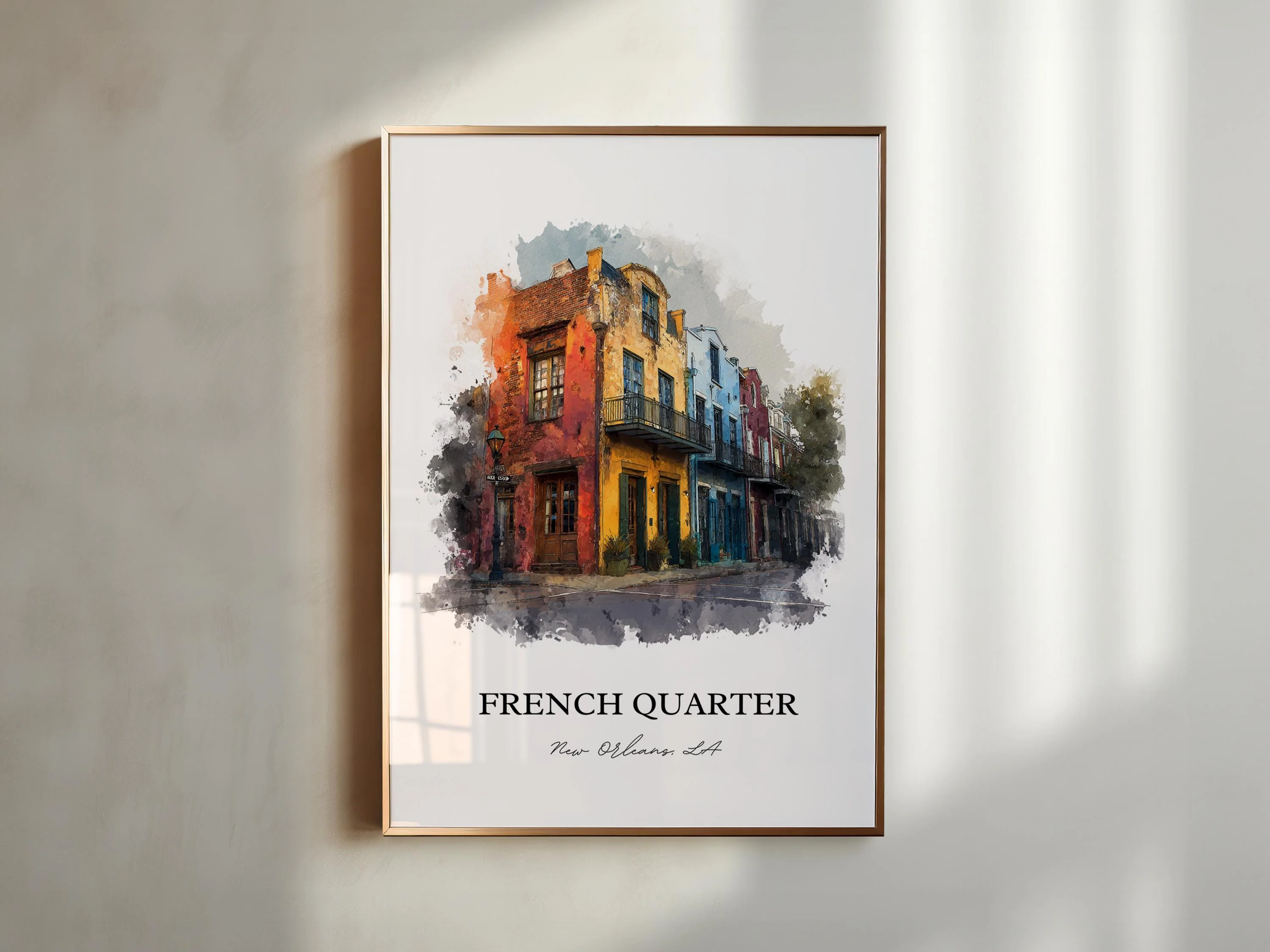 New Orleans, USA – Watercolor Art Print - Image 6