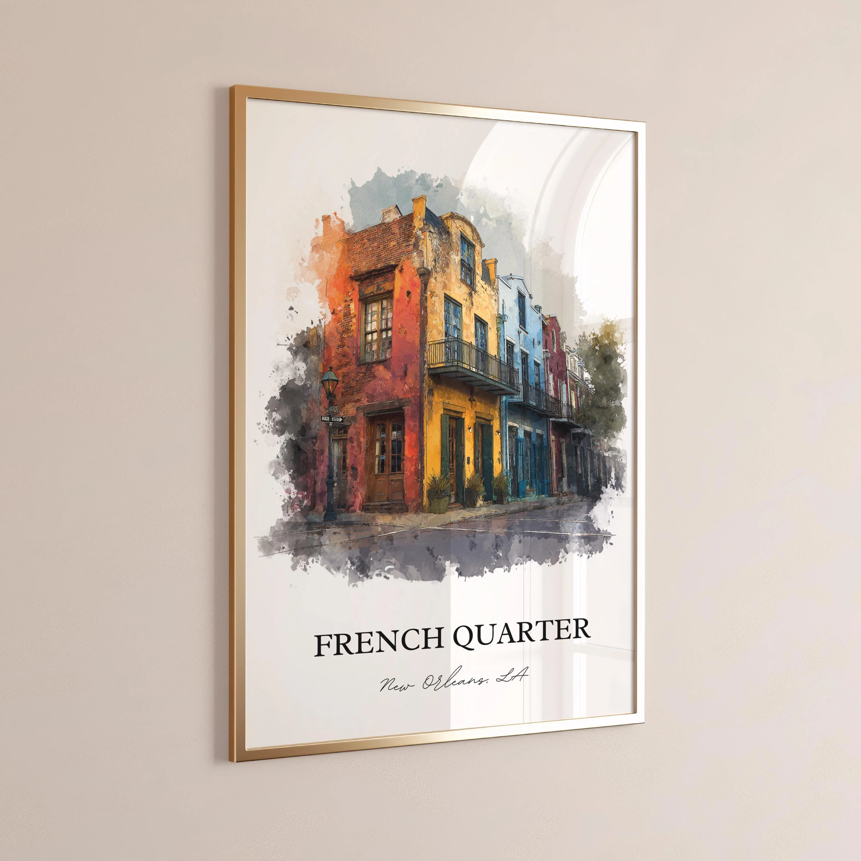 New Orleans, USA – Watercolor Art Print - Image 8