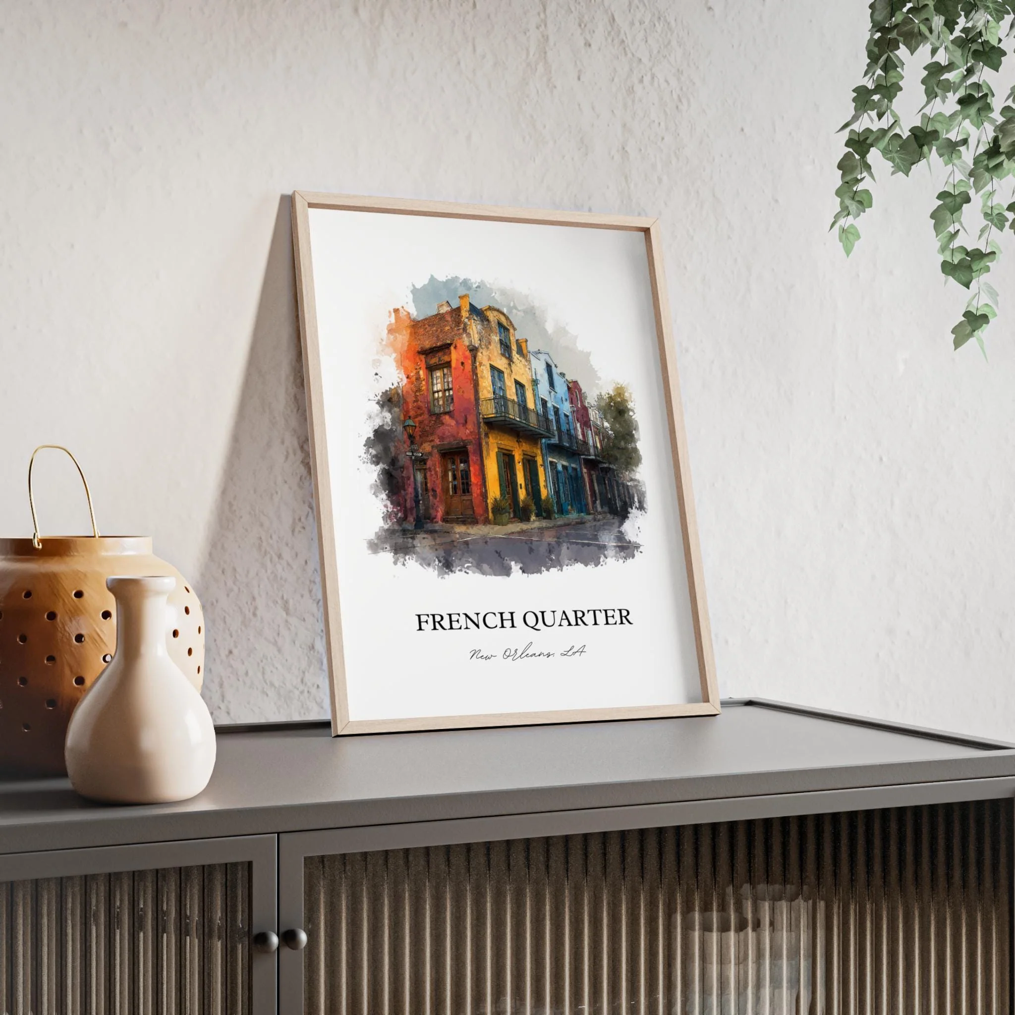 New Orleans, USA – Watercolor Art Print - Image 9