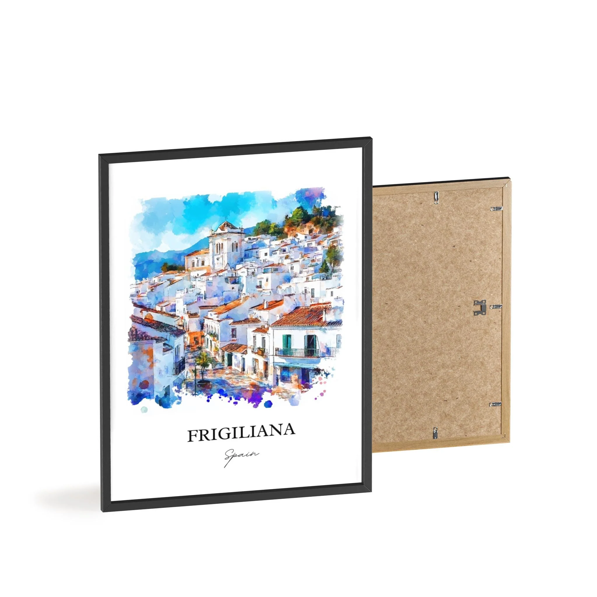 Frigiliana, Spain – Watercolor Art Print - Image 8