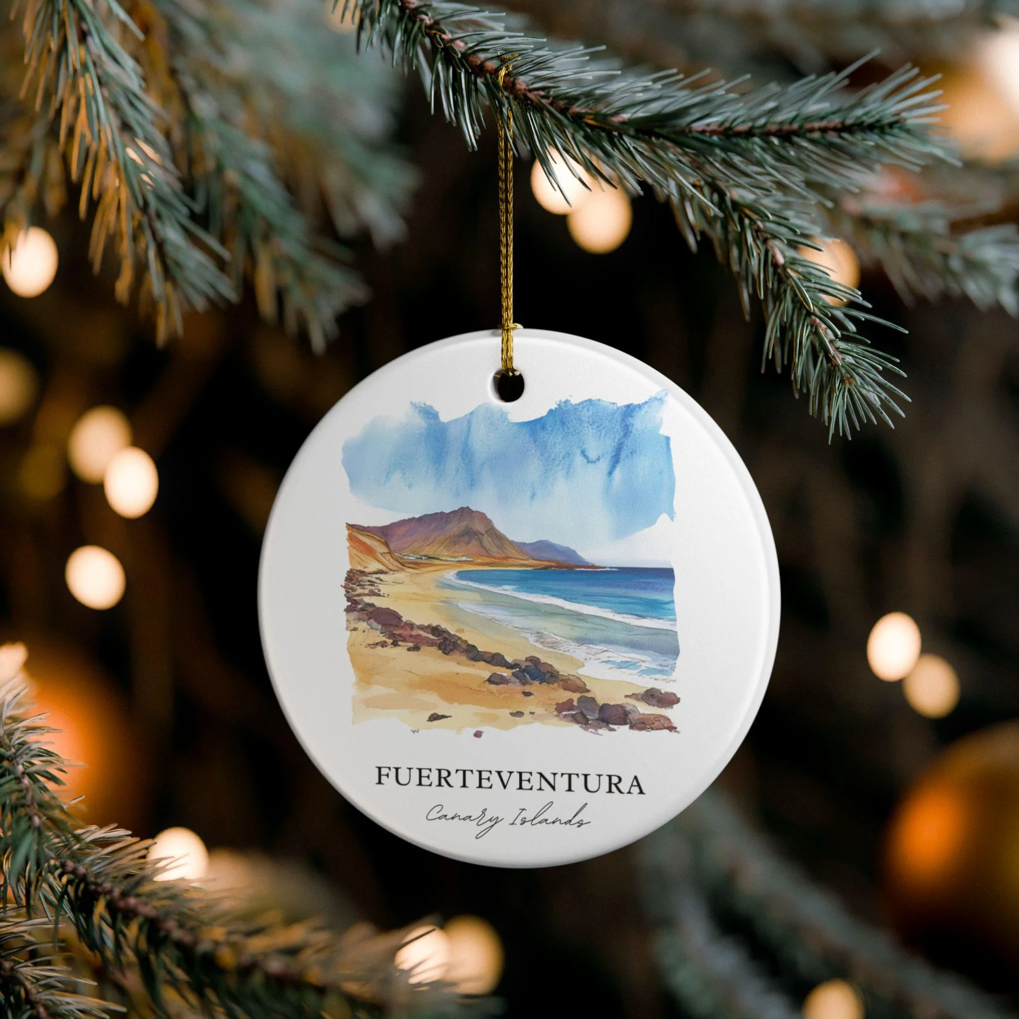 Fuerteventura Ornament: Unique Fuerteventura Souvenir, Canary Islands Xmas Decor, and Authentic Canary Islands Gift - Image 2