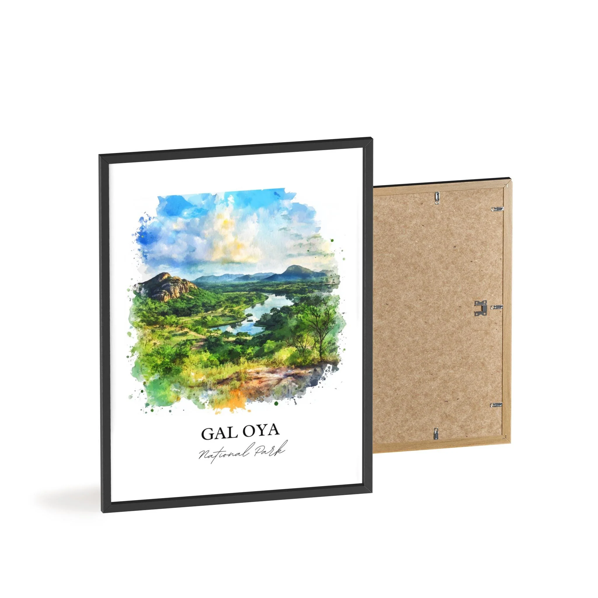 Gal Oya National Park, Sri Lanka – Watercolor Art Print - Image 8