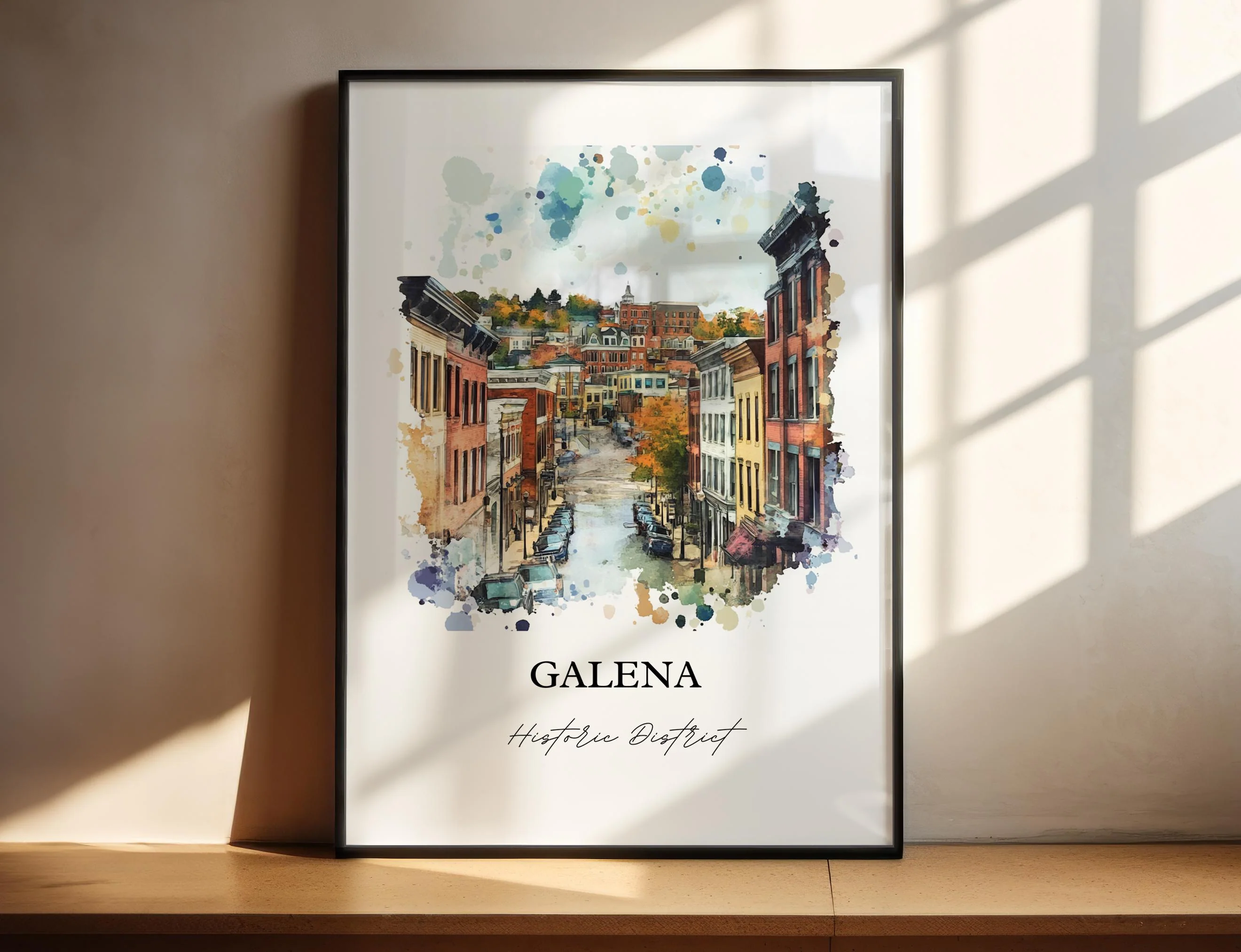 Galena, Illinois – Watercolor Art Print - Image 6