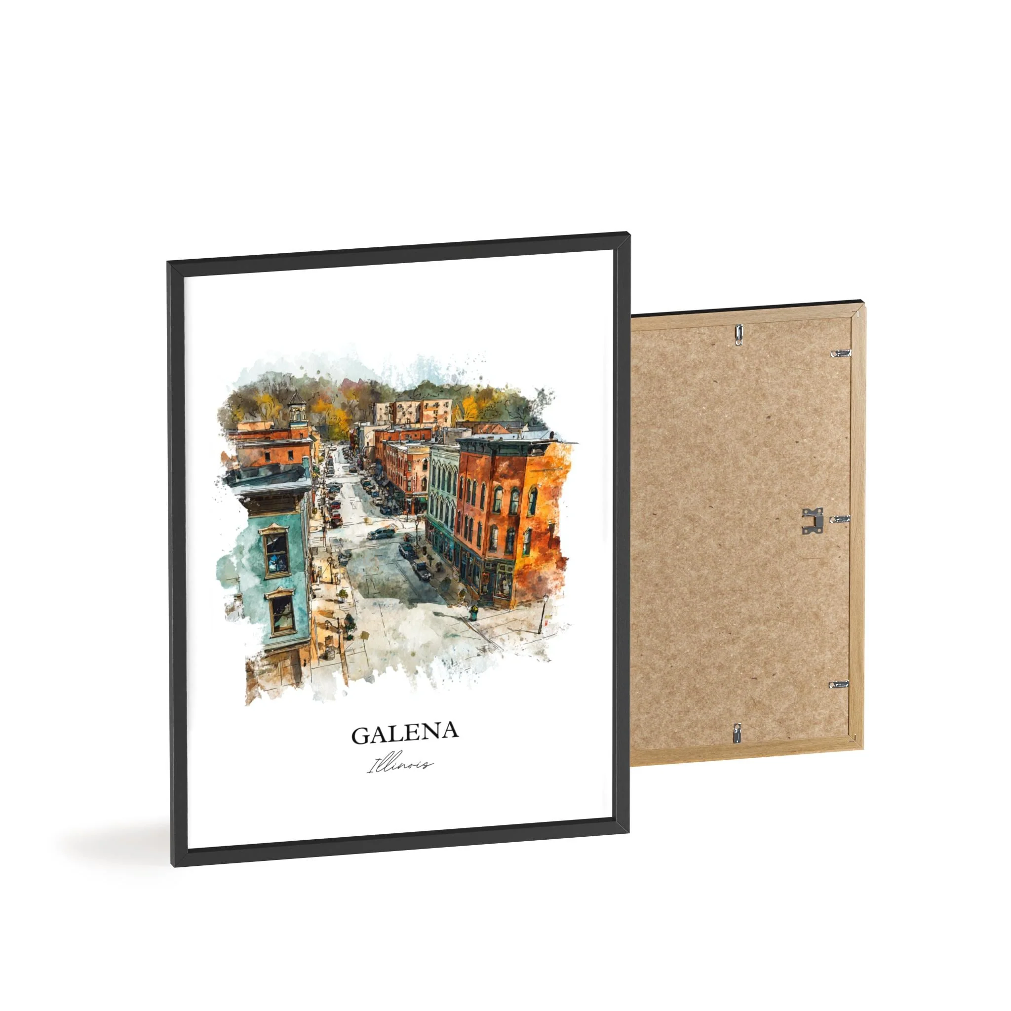 Galena, Illinois – Watercolor Art Print - Image 11
