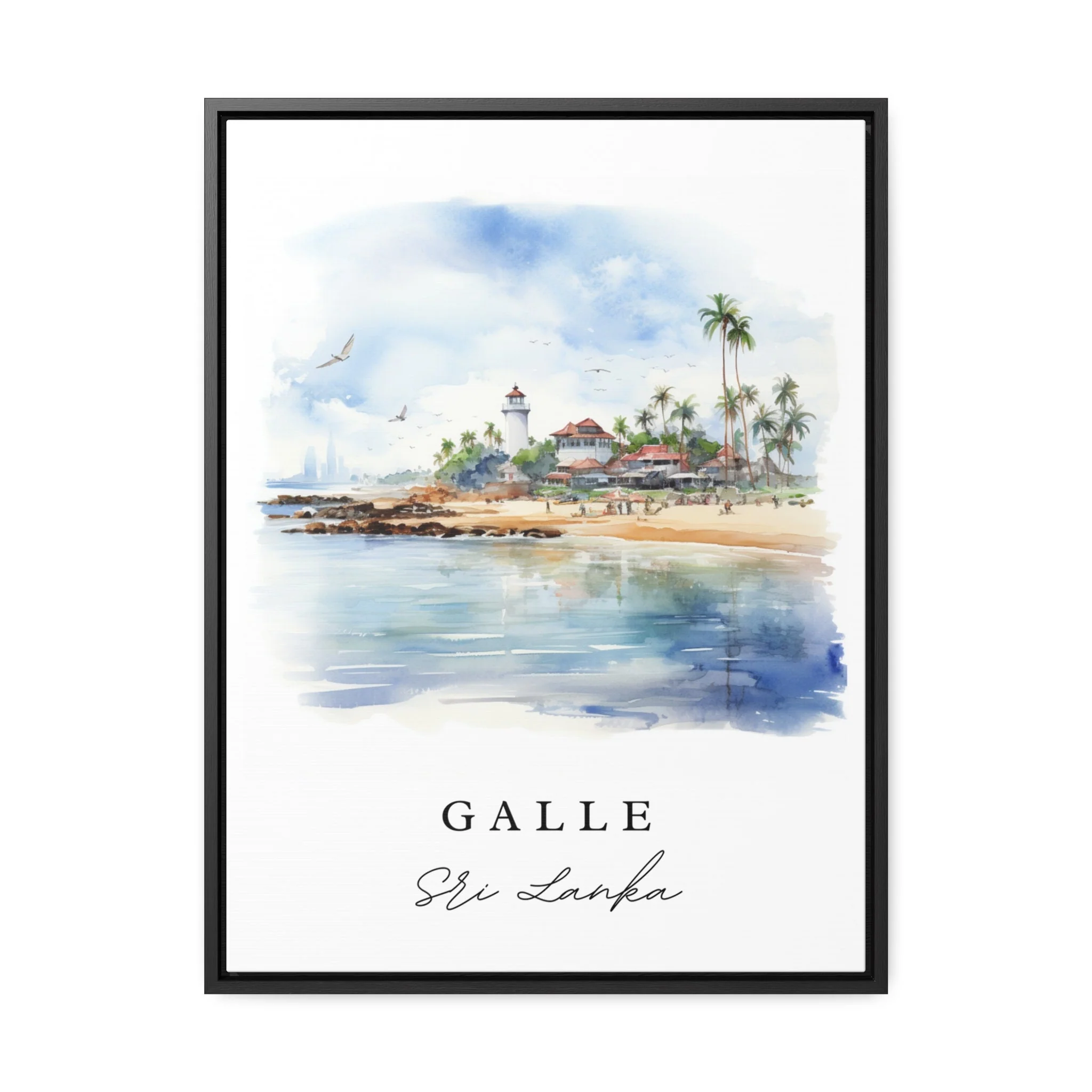 Galle, Sri Lanka – Watercolor Art Print - Image 6