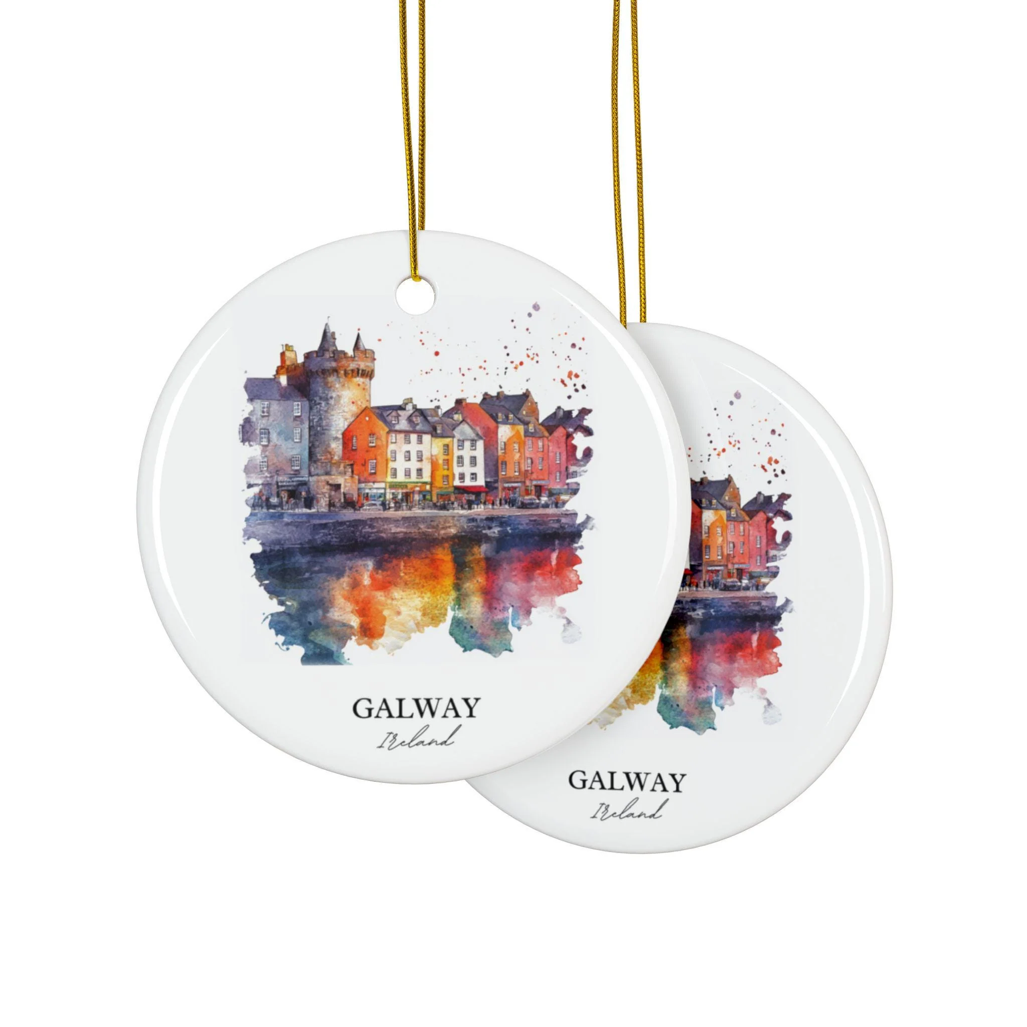 Galway Ireland Ornament: Unique Galway Souvenir, Galway Xmas Decor, and Authentic Galway Ireland Gift - Image 2