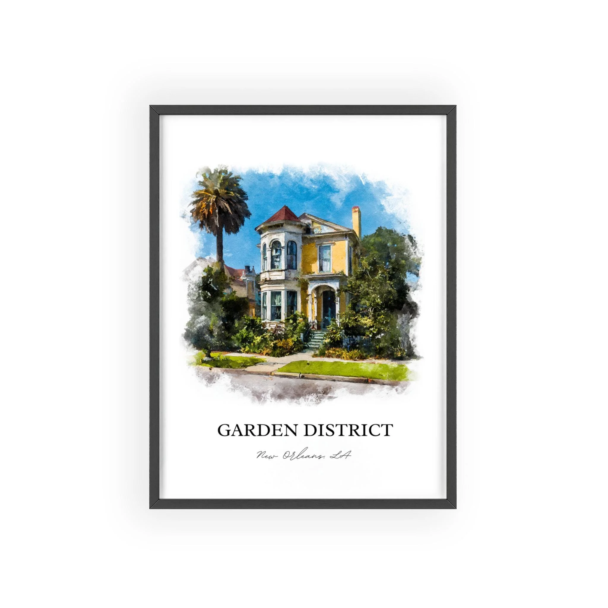 New Orleans, USA – Watercolor Art Print - Image 10