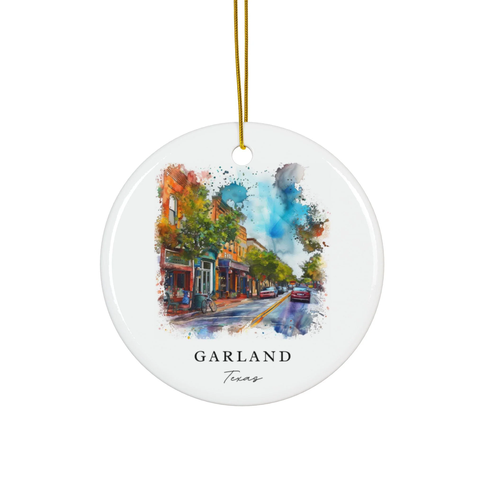 Garland Texas Ornament: Garland TX Souvenir, Garland Texas Decor, and Garland Texas Christmas Gift