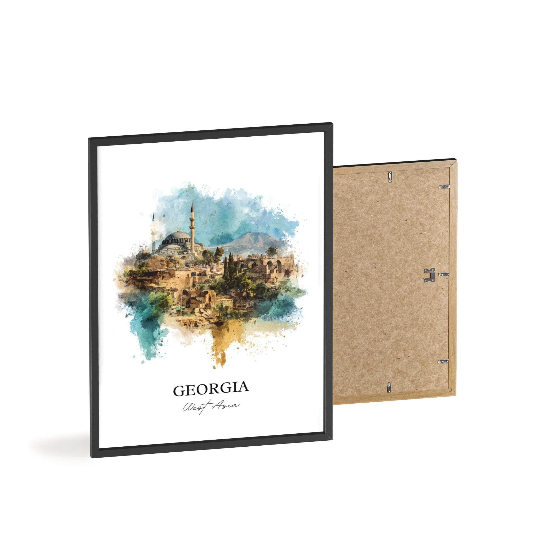 Tbilisi, Georgia – Watercolor Art Print - Image 8