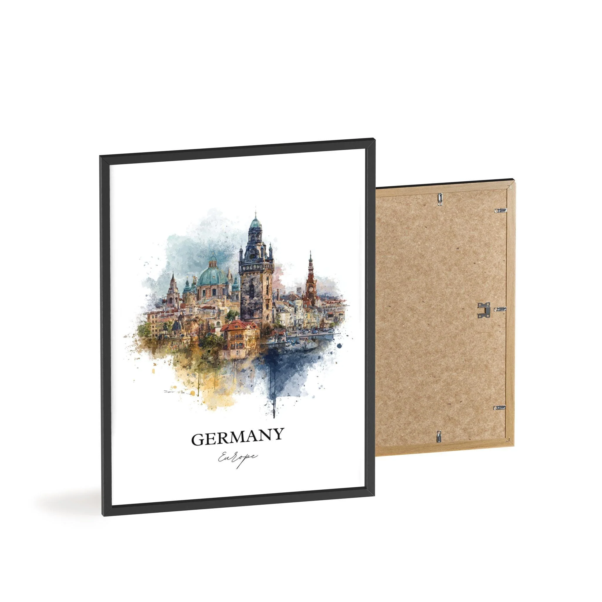 Germany, Europe – Watercolor Art Print - Image 8