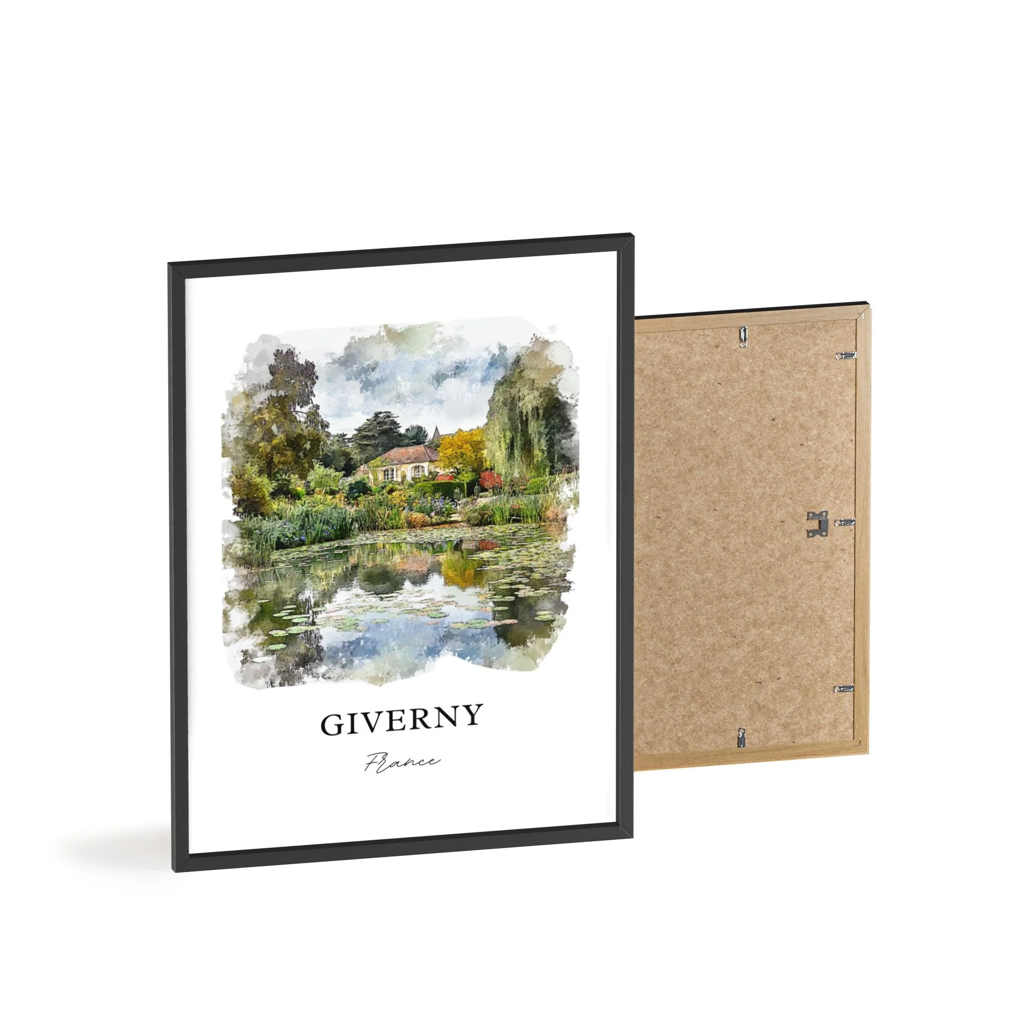Giverny, France – Watercolor Art Print - Image 2