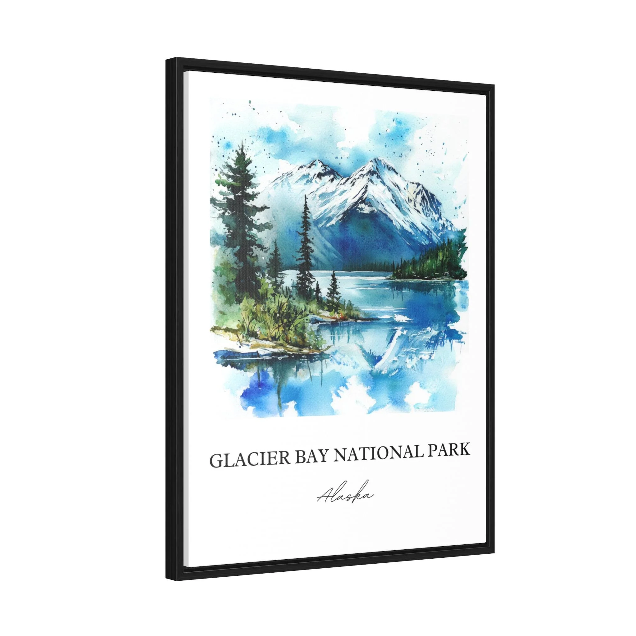 Glacier Bay, Alaska – Watercolor Art Print - Image 8