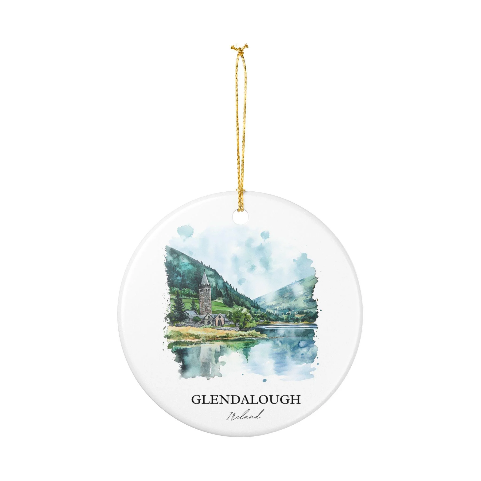 Glendalough Ornament: Unique Glendalough Souvenir, Glendalough Xmas Decor, and Authentic Glendalough Ireland Gift - Image 3