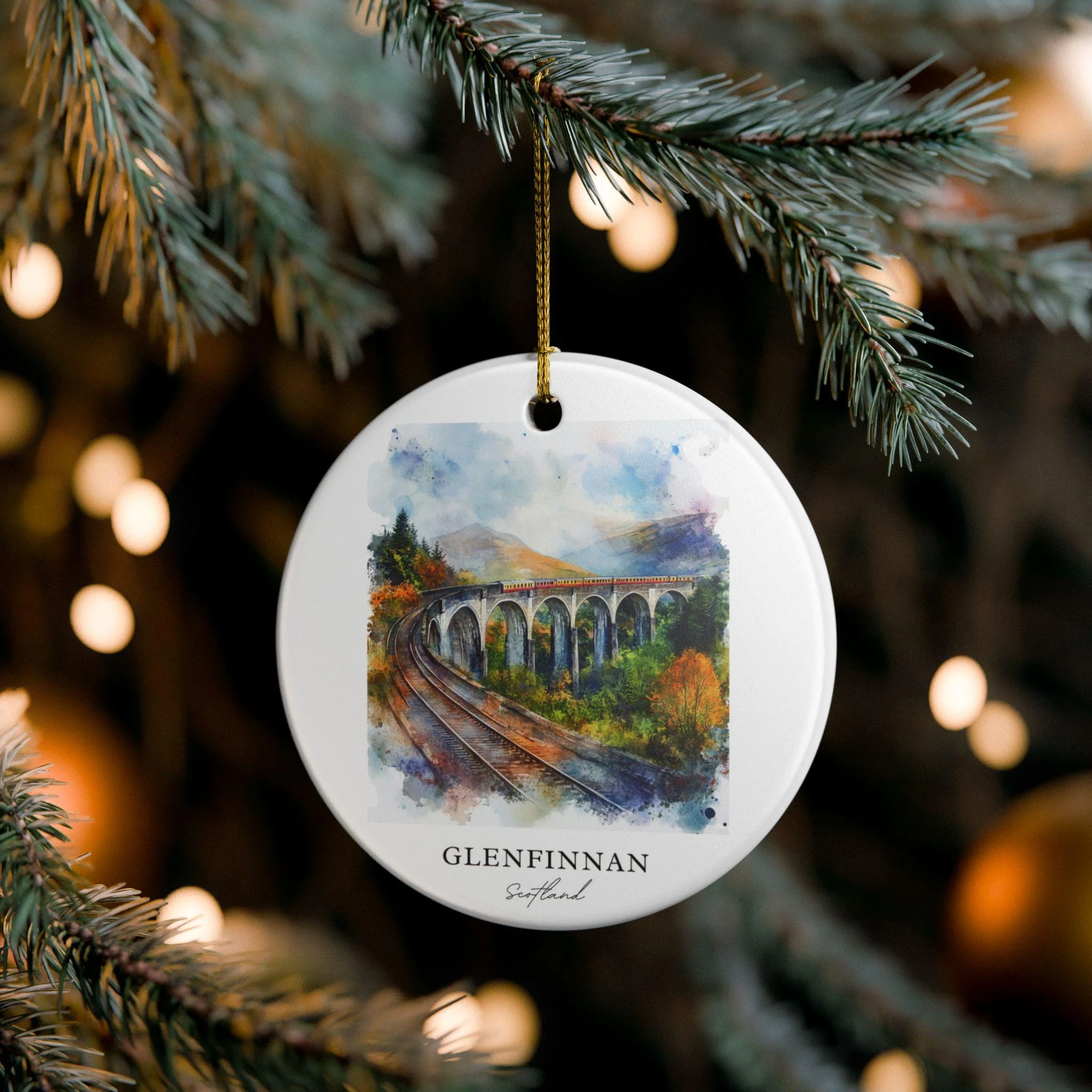 Glenfinnan Ornament: Unique Glenfinnan Scotland Souvenir, Scotland Xmas Decor, and Authentic Scotland Gift - Image 4