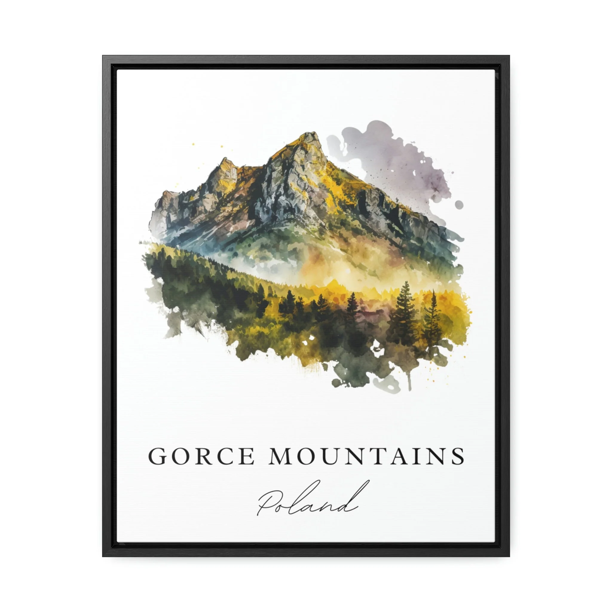 Gorce Mountains, Poland – Watercolor Art Print - Image 2