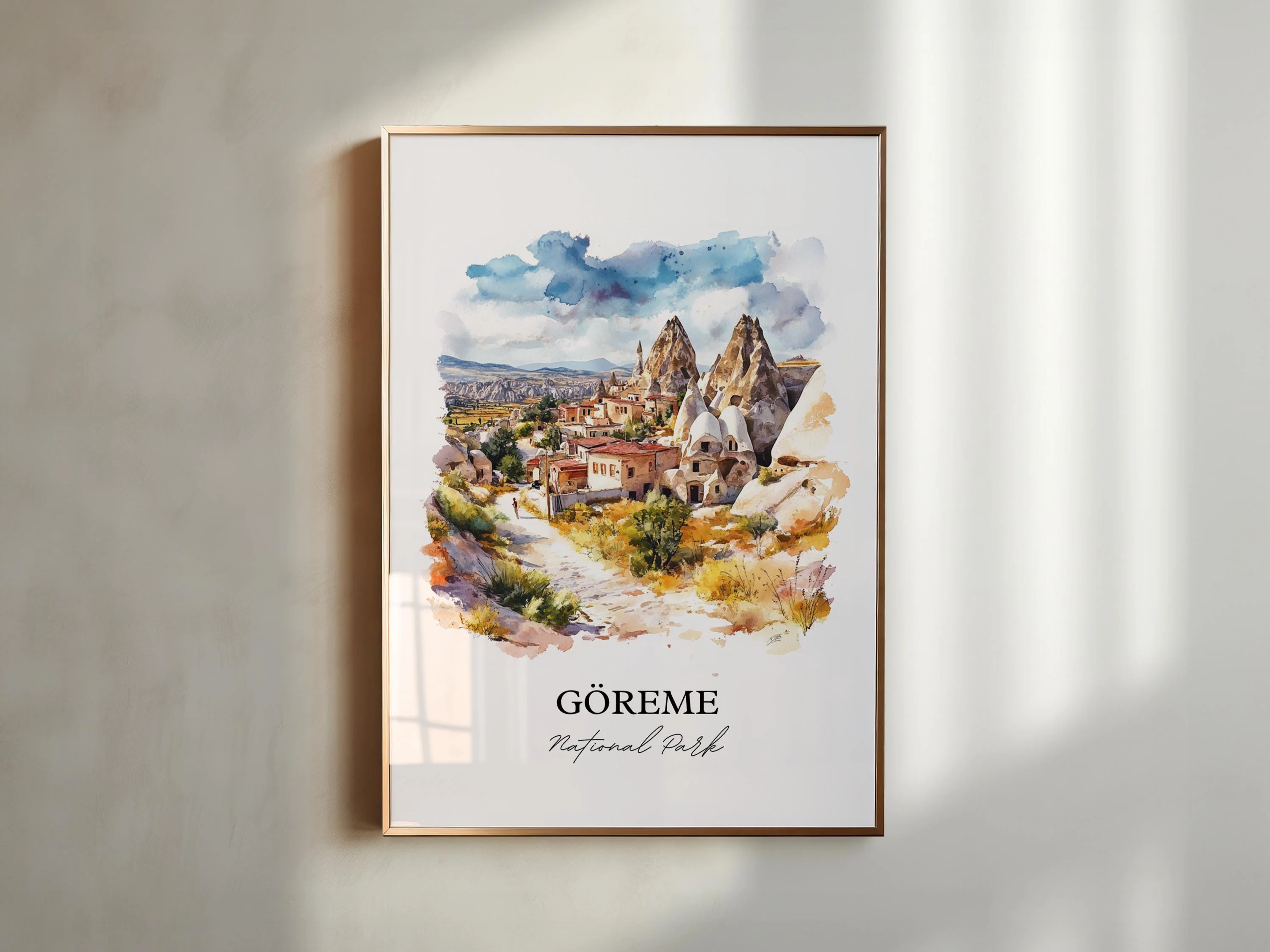 Göreme, Turkey – Watercolor Art Print - Image 4