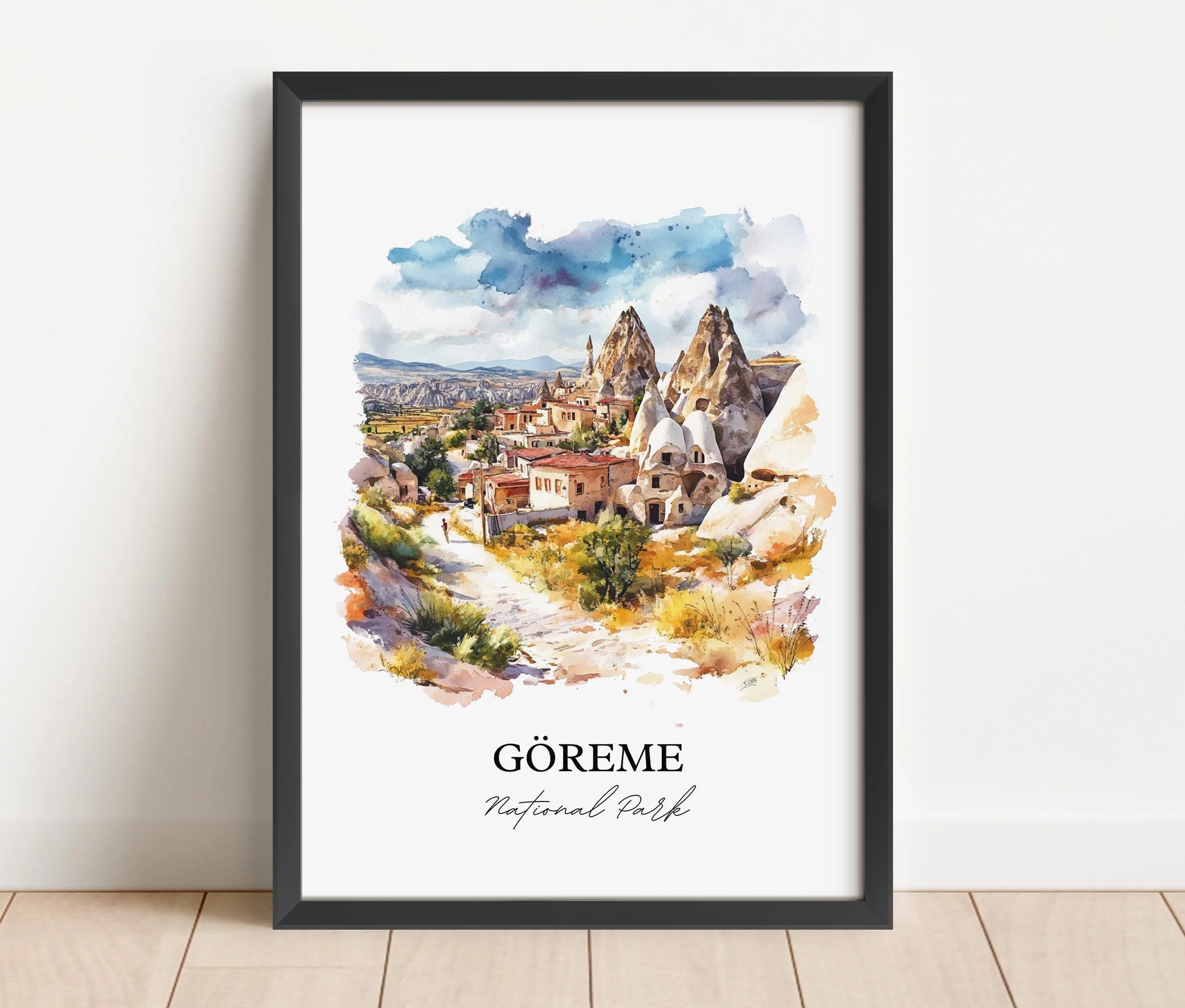 Göreme, Turkey – Watercolor Art Print - Image 5