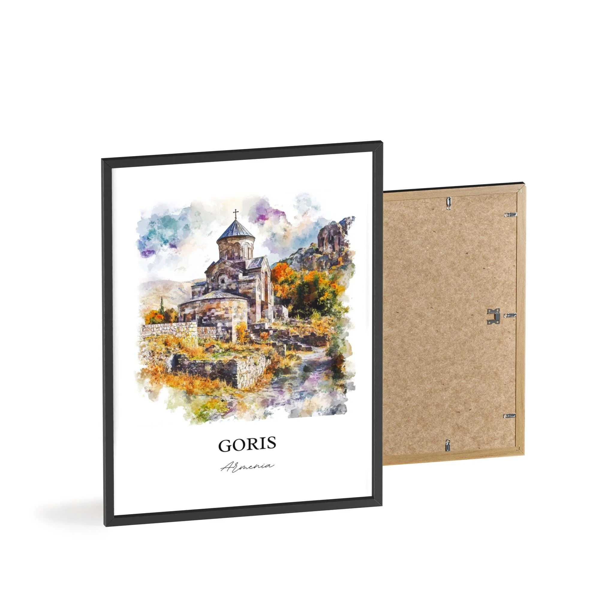 Goris, Armenia – Watercolor Art Print - Image 8
