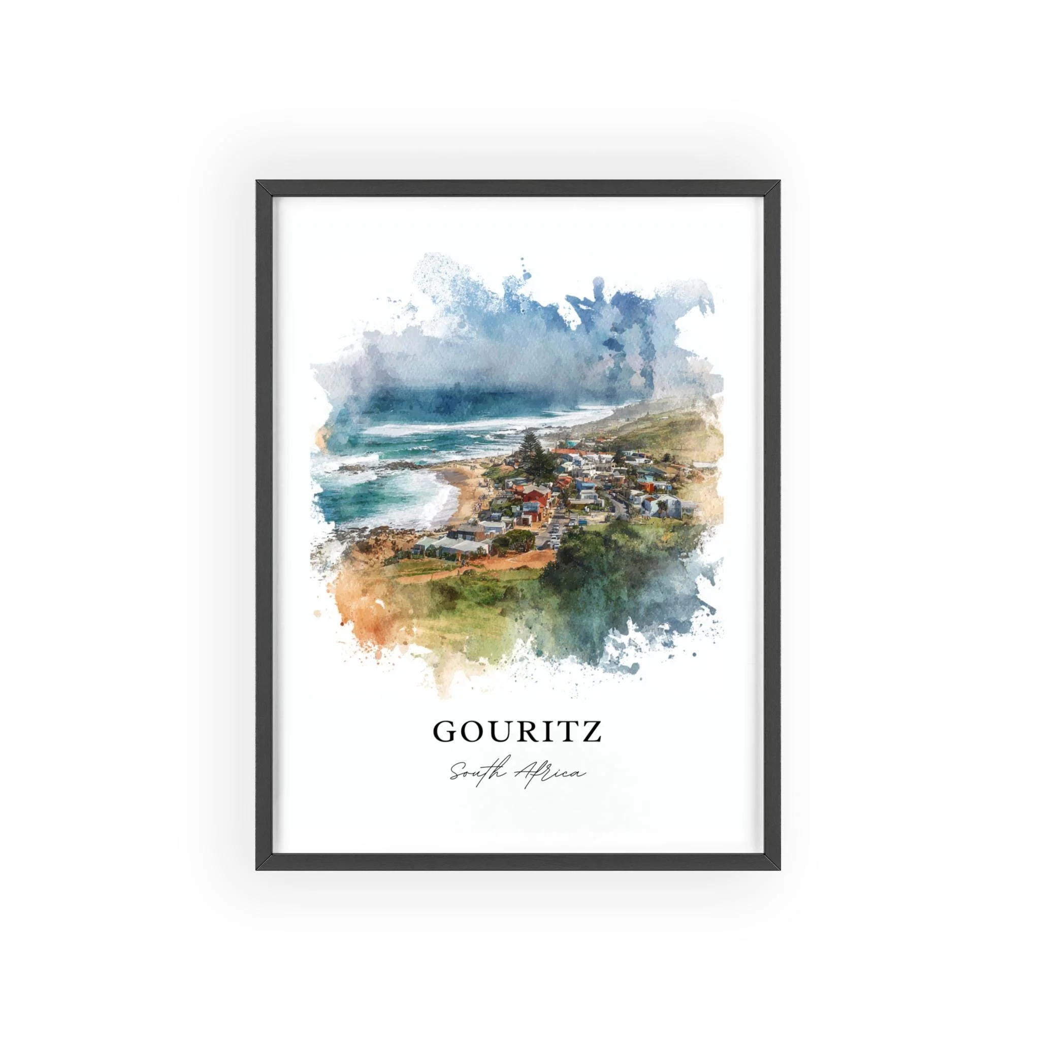 Gouritzmond, South Africa – Watercolor Art Print