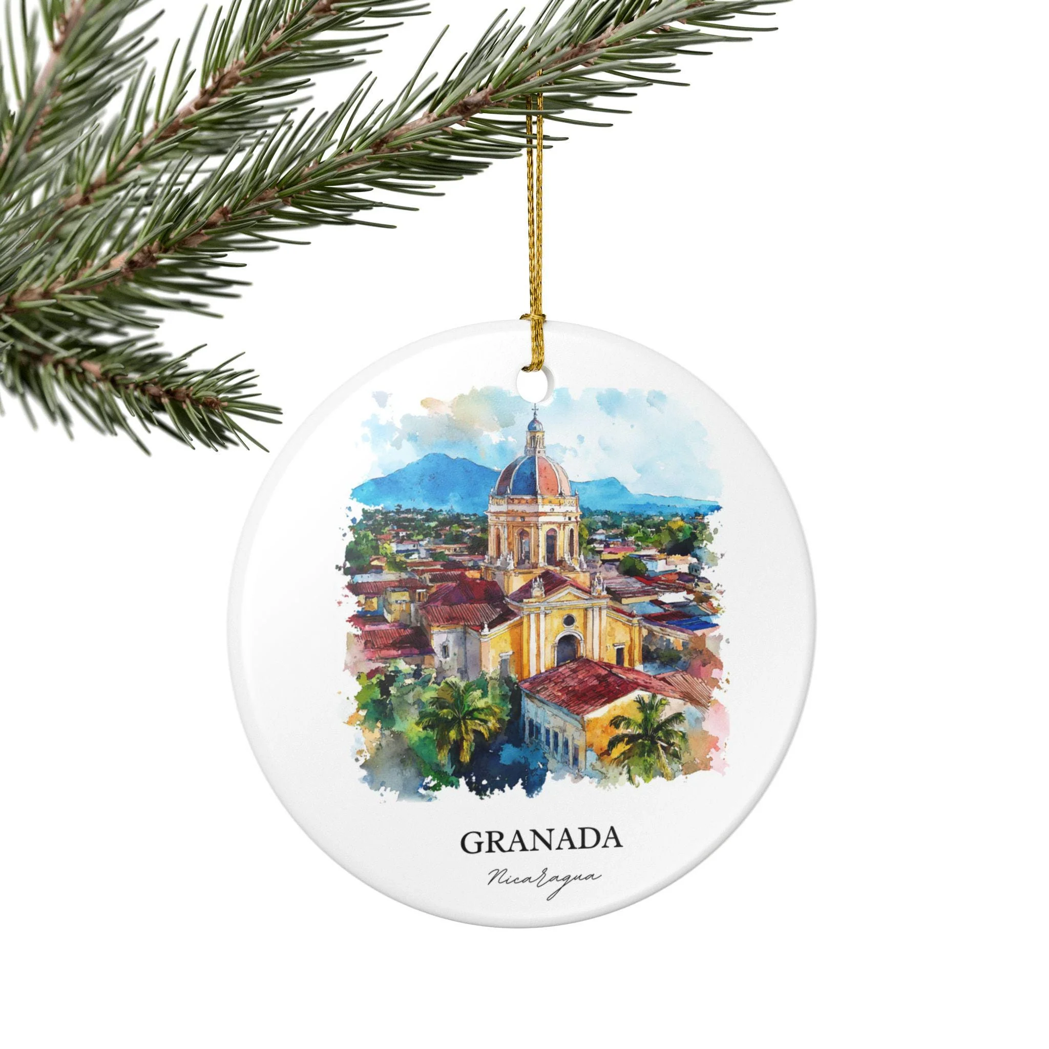 Granada Nicaragua Ornament: Unique Granada Souvenir, Nicaragua Xmas Decor, and Authentic Nicaragua Gift - Image 4