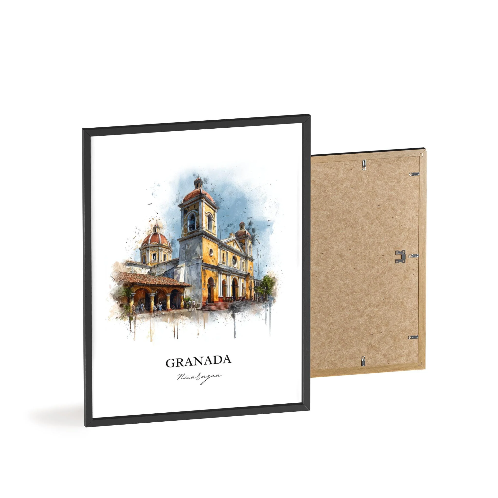 Granada, Nicaragua – Watercolor Art Print - Image 11