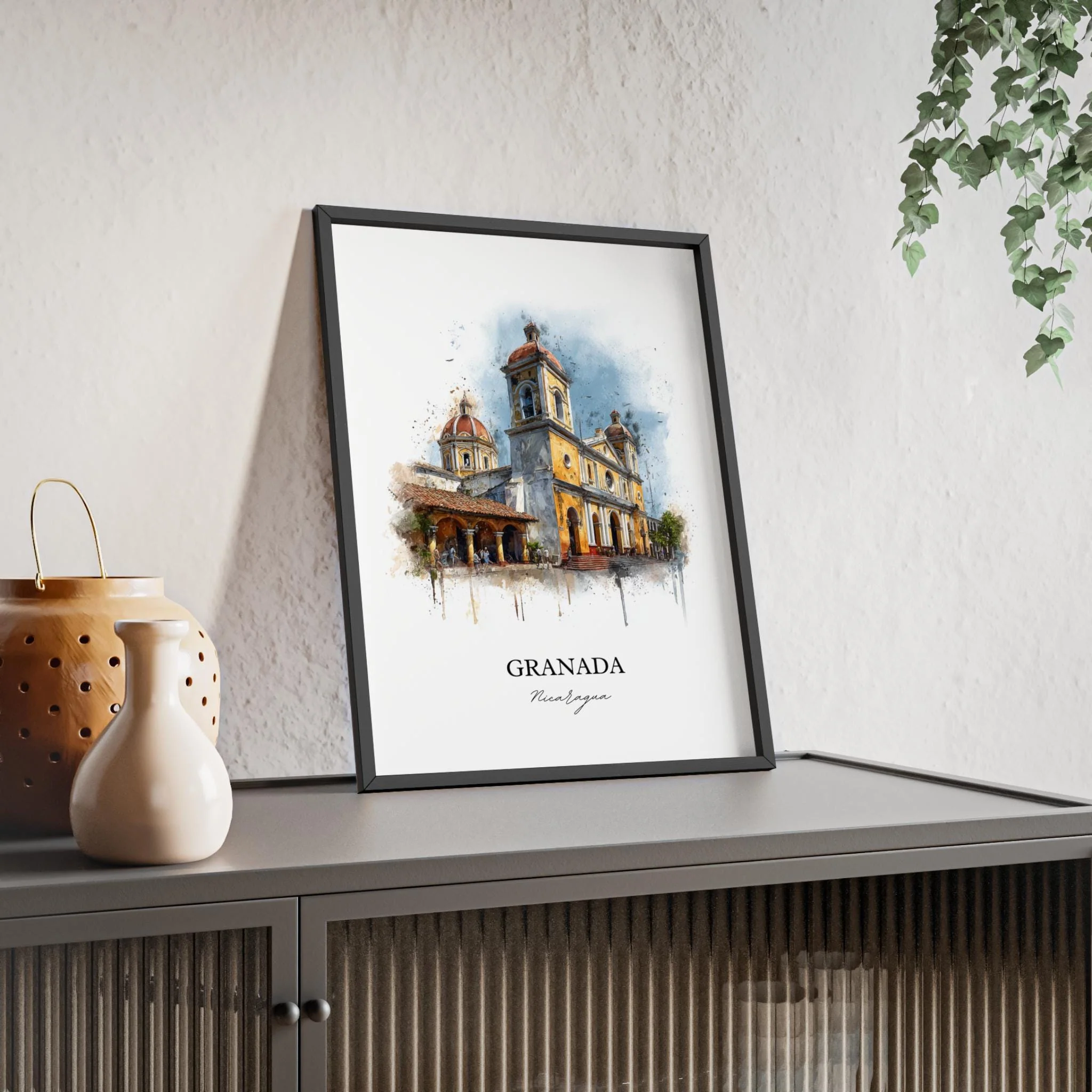 Granada, Nicaragua – Watercolor Art Print - Image 5