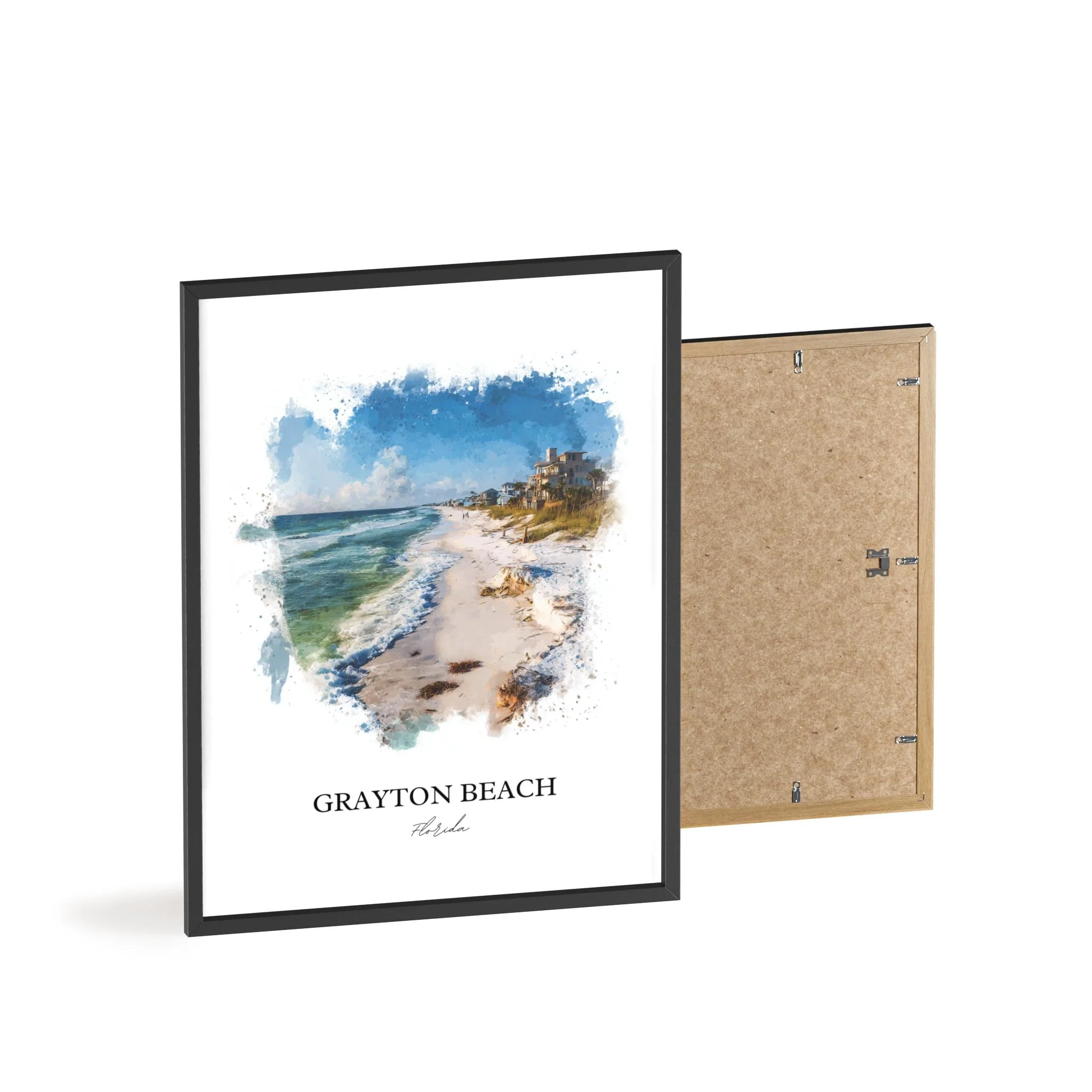 Grayton Beach, Florida – Watercolor Art Print - Image 10