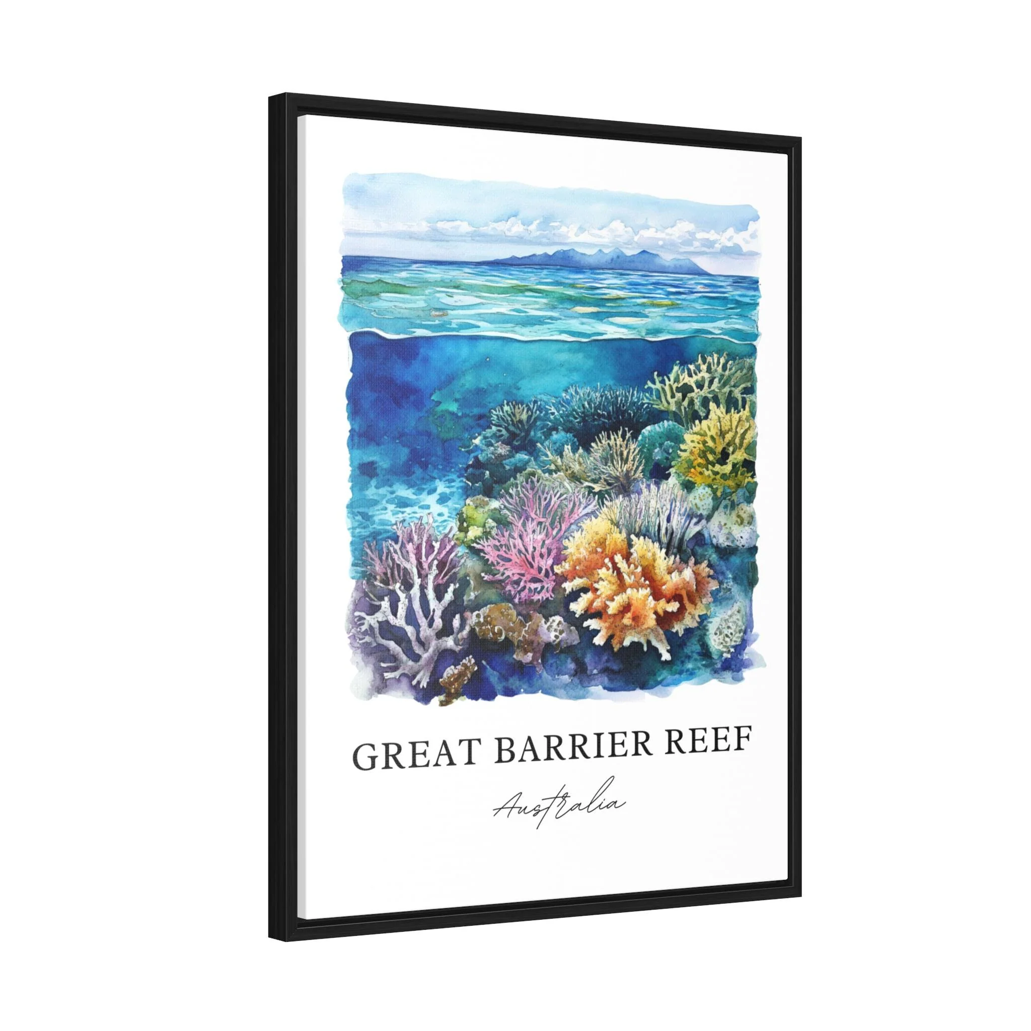 Great Barrier Reef, Australia – Watercolor Art Print - Image 7