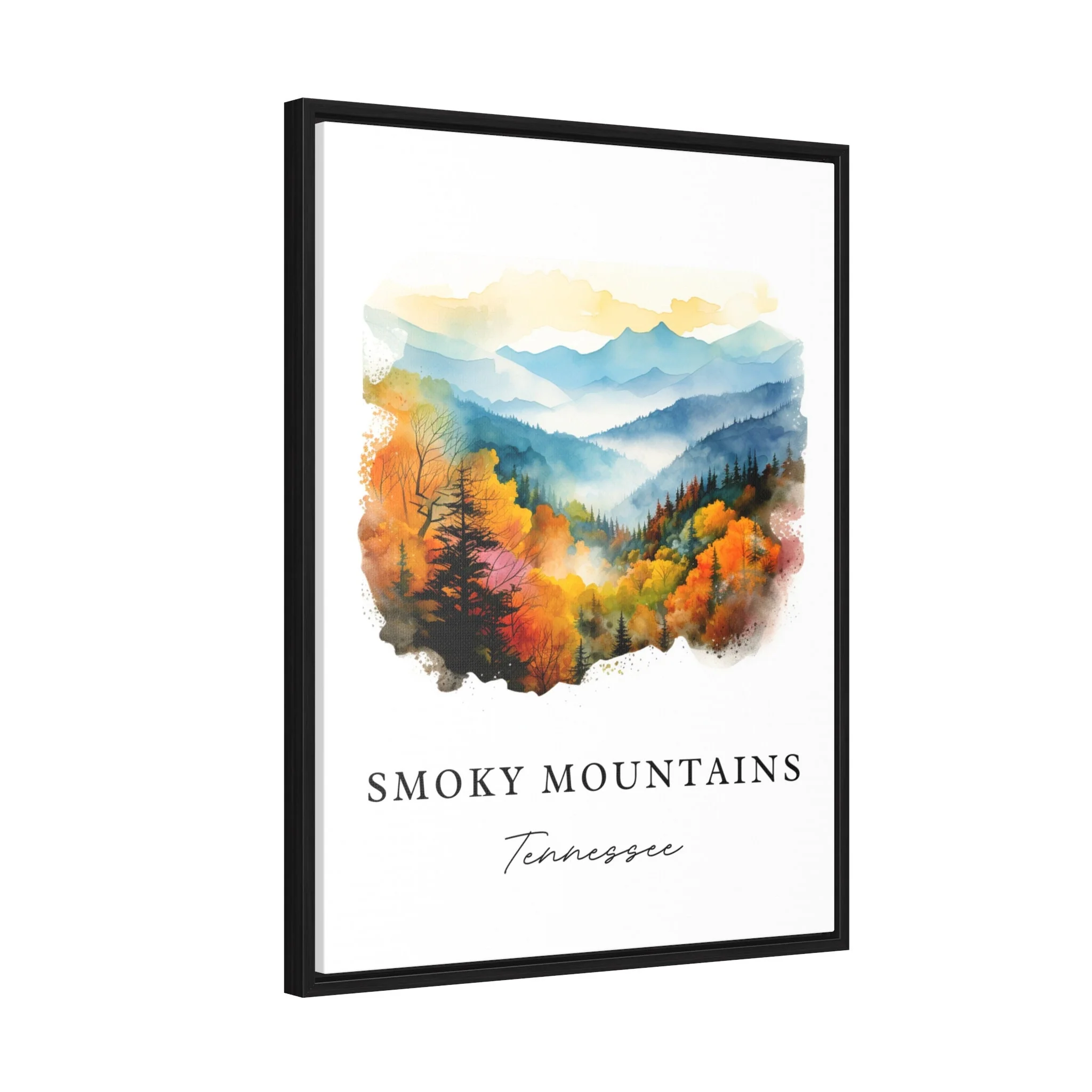Great Smoky Mountains, Tennessee – Watercolor Art Print - Image 7
