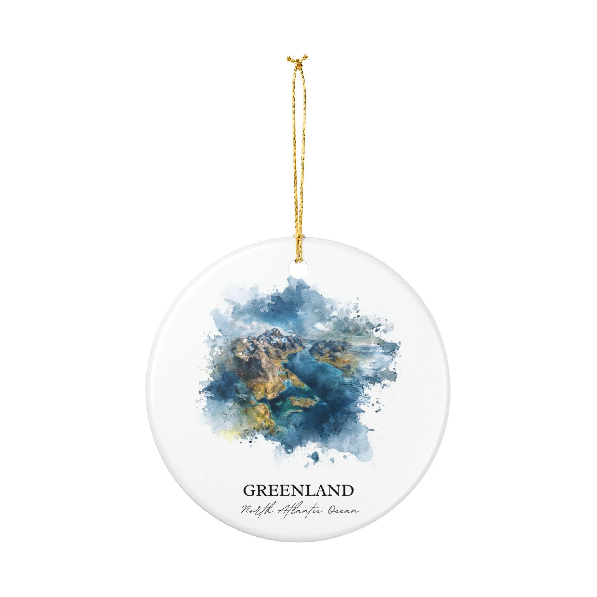 Greenland Ornament: Unique Greenland Souvenir, Greenland Xmas Decor, and Authentic Greenland Gift - Image 2